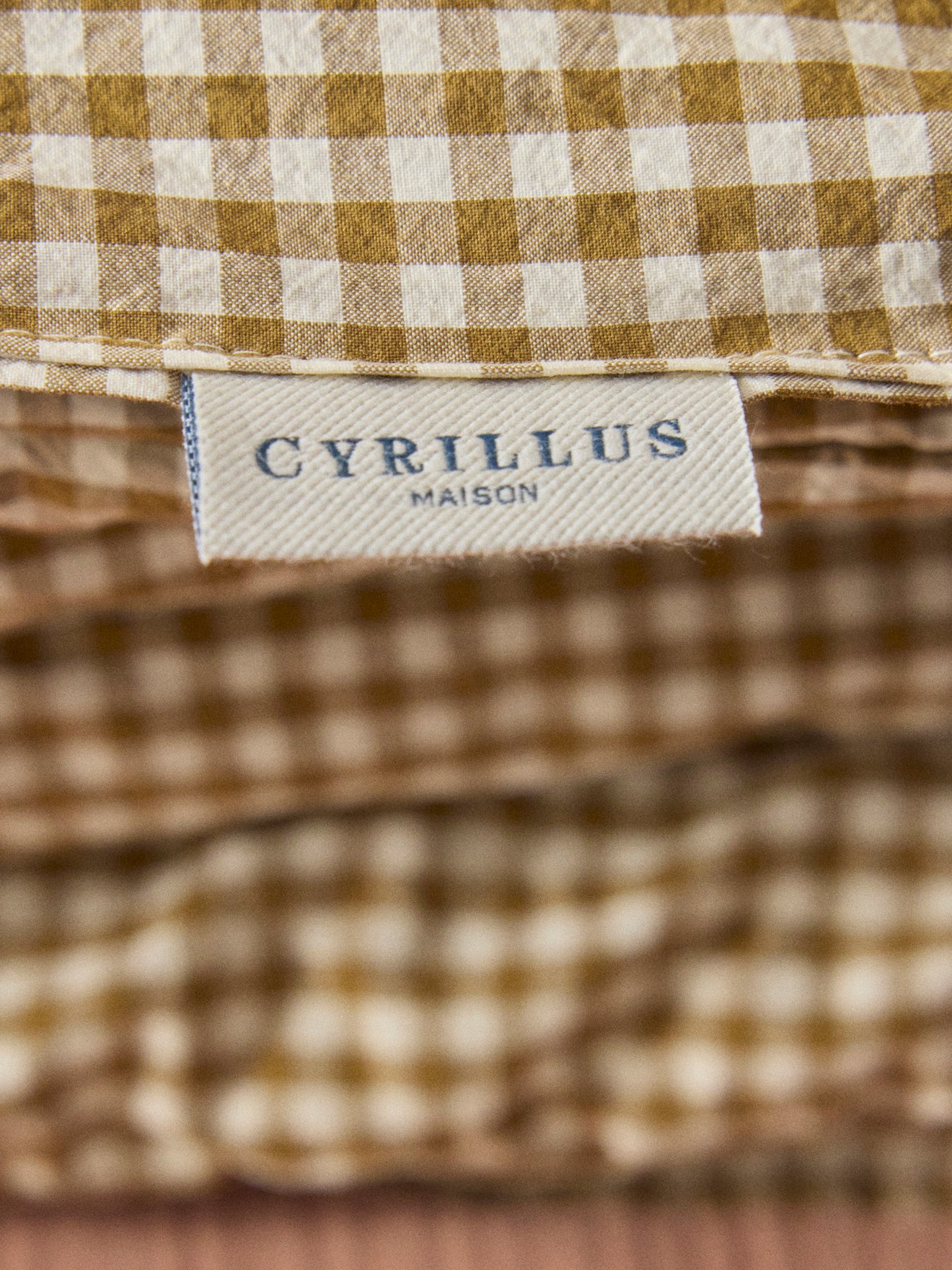 Boutis en coton - imprimé vichy - Image 4