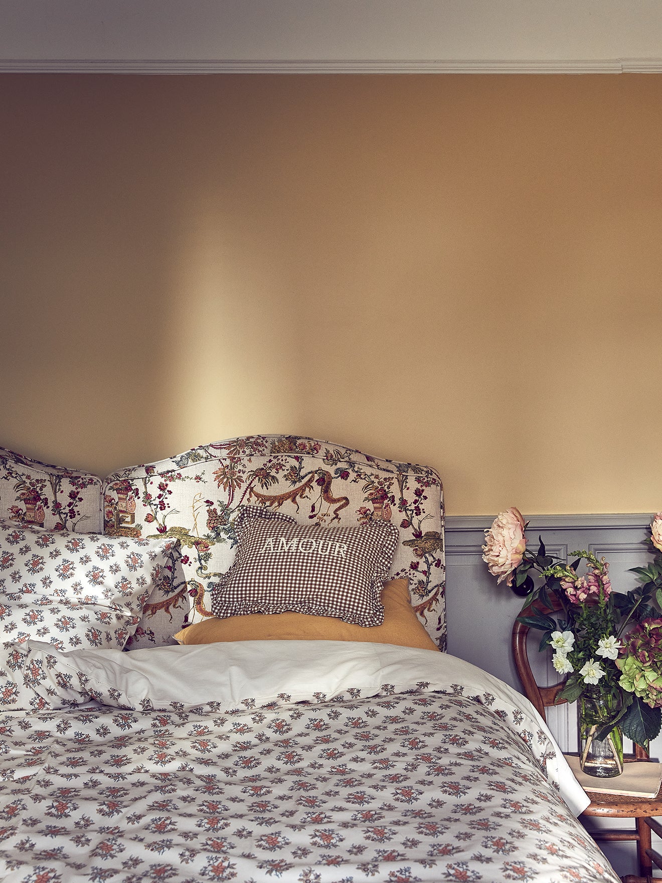 Coussin "Amour" imprimé vichy - Image 2