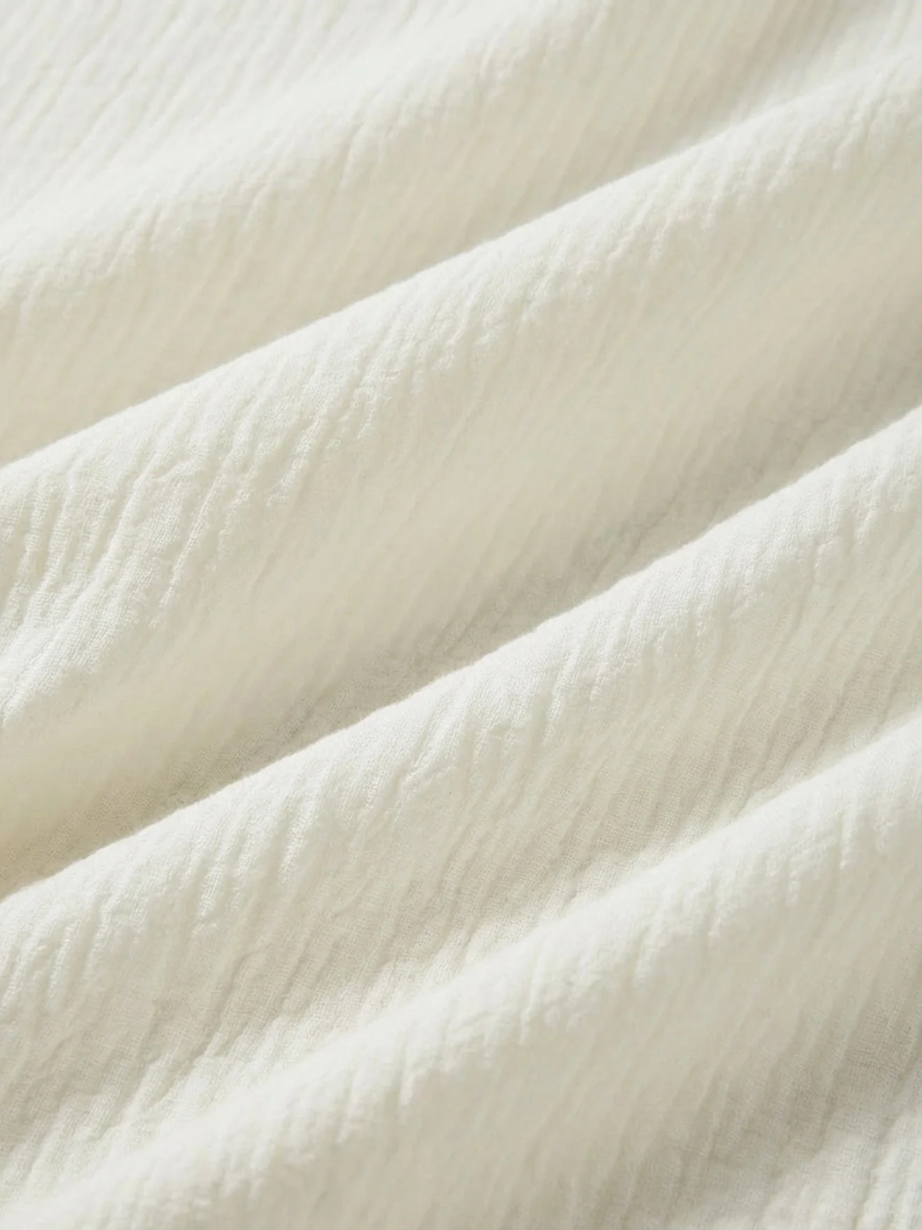 Drap-housse gaze de coton "Gaufrée" - Image 4