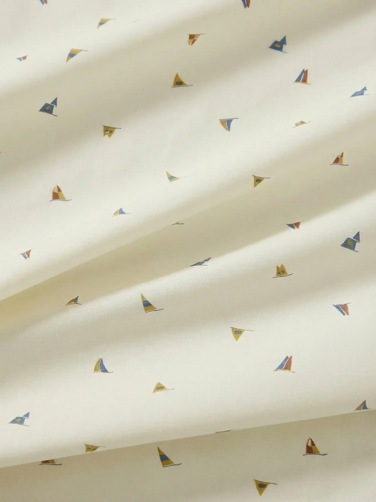 Drap-housse percale de coton "Matéo" - Image 2
