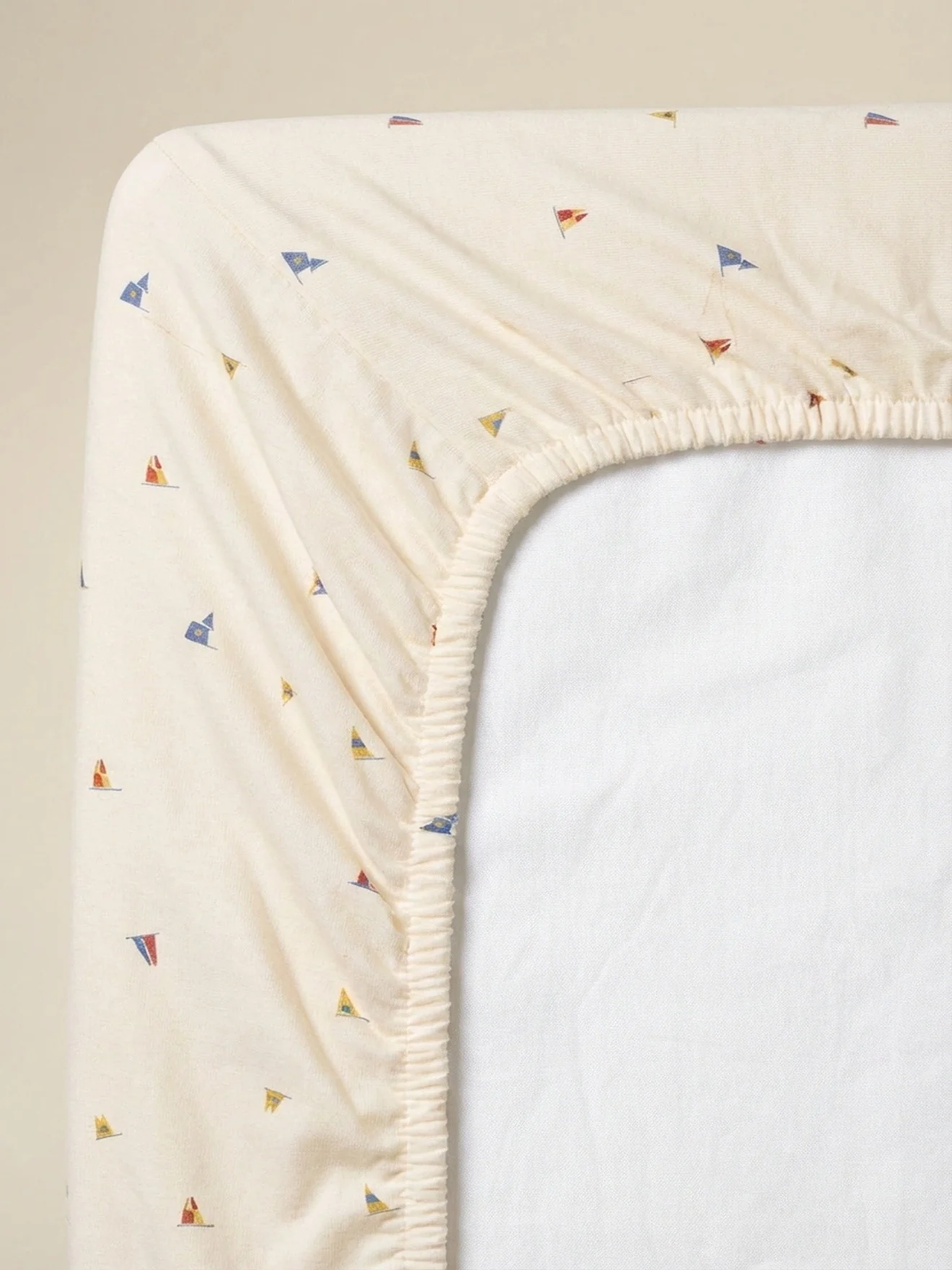 Drap-housse percale de coton "Matéo" - Image 4