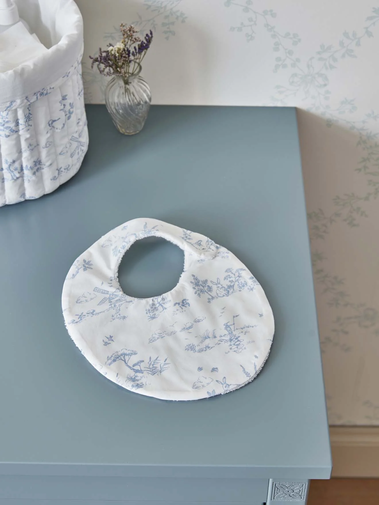 Bavoir percale de coton biologique