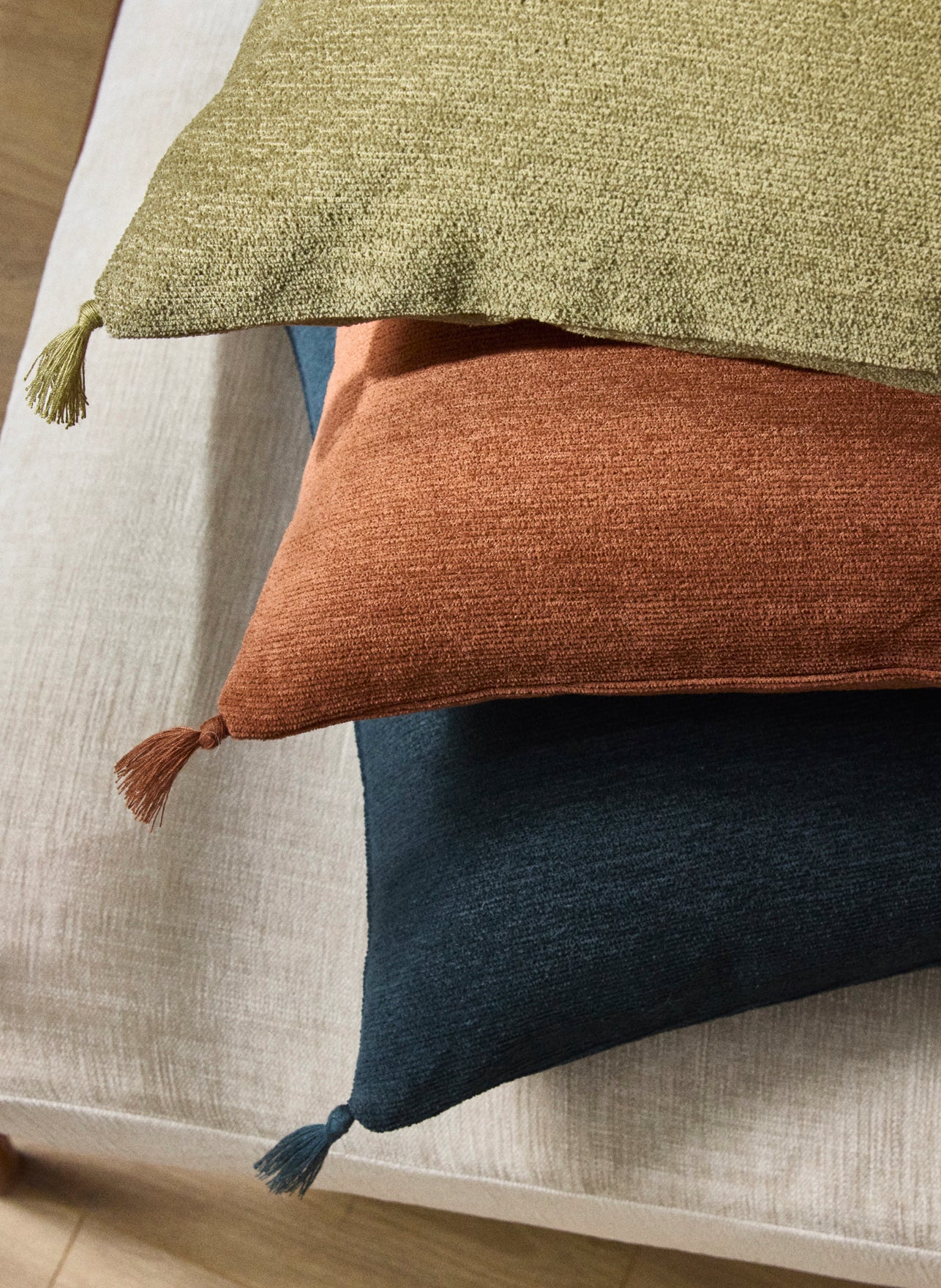 Housse de coussin en coton chenille - Image 4