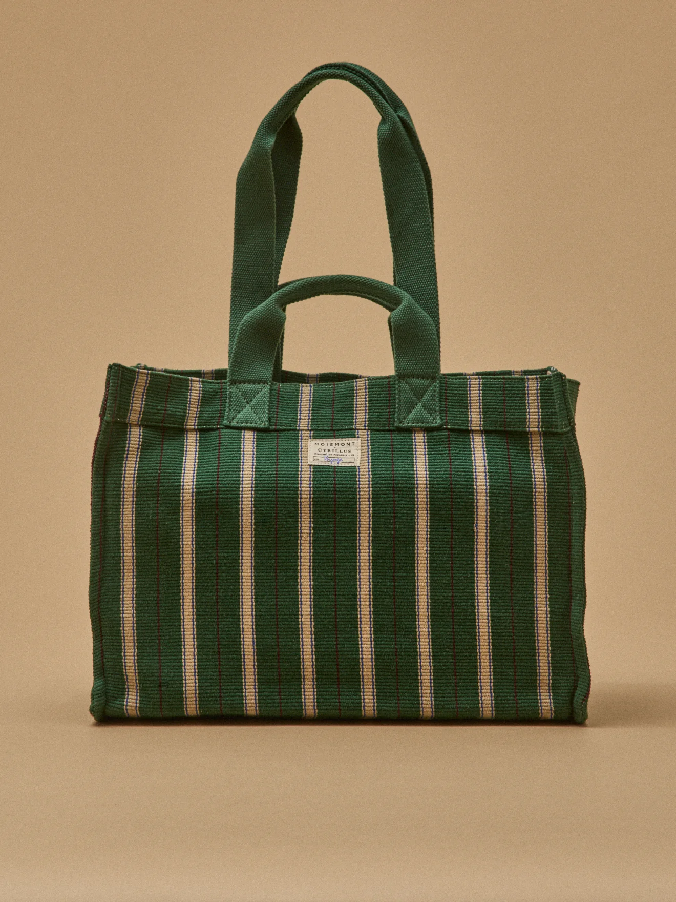 Maxi cabas rayé - Collaboration Moismont x Cyrillus - Image 3