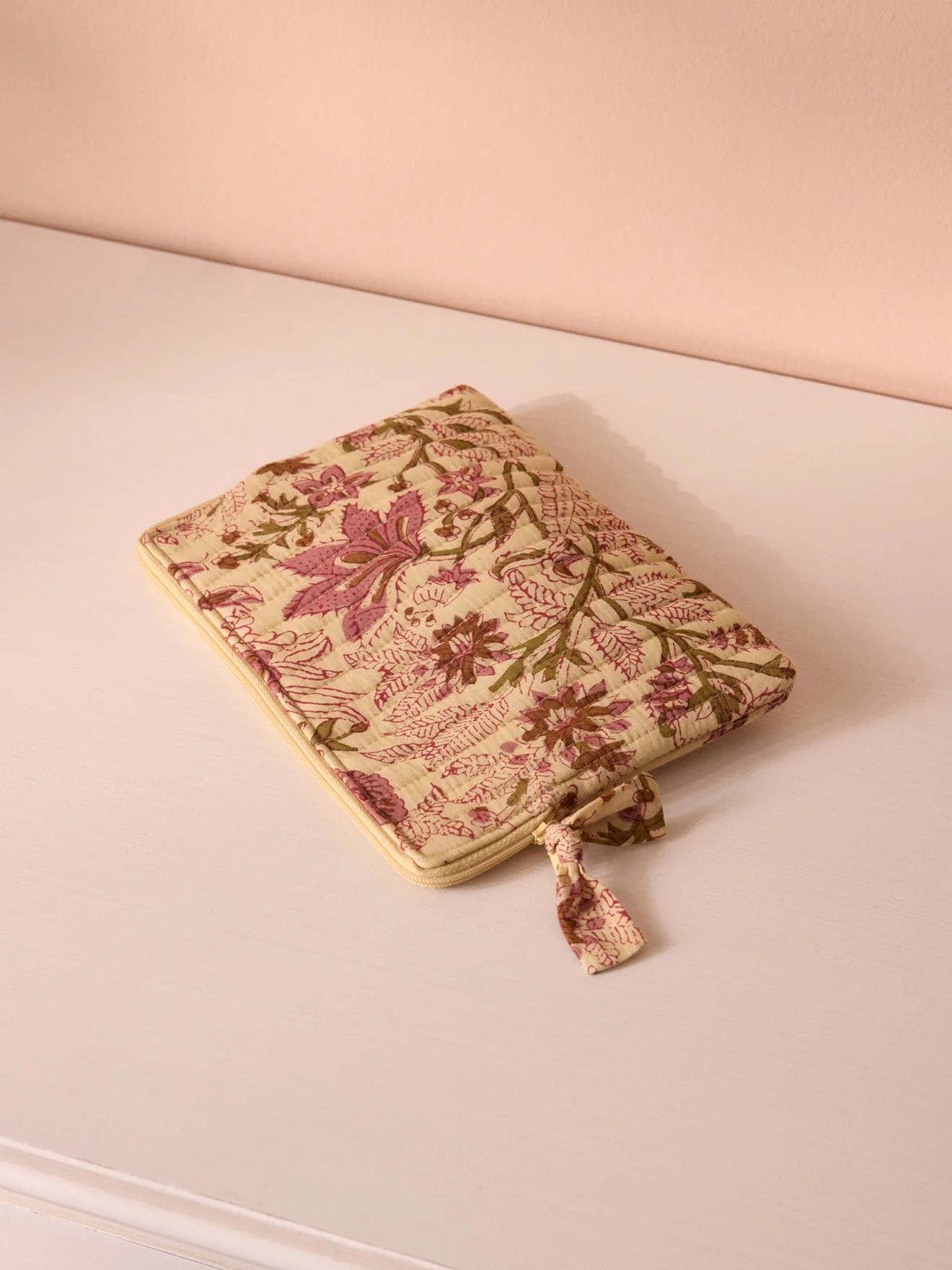 Petite trousse imprimé fleuri indien