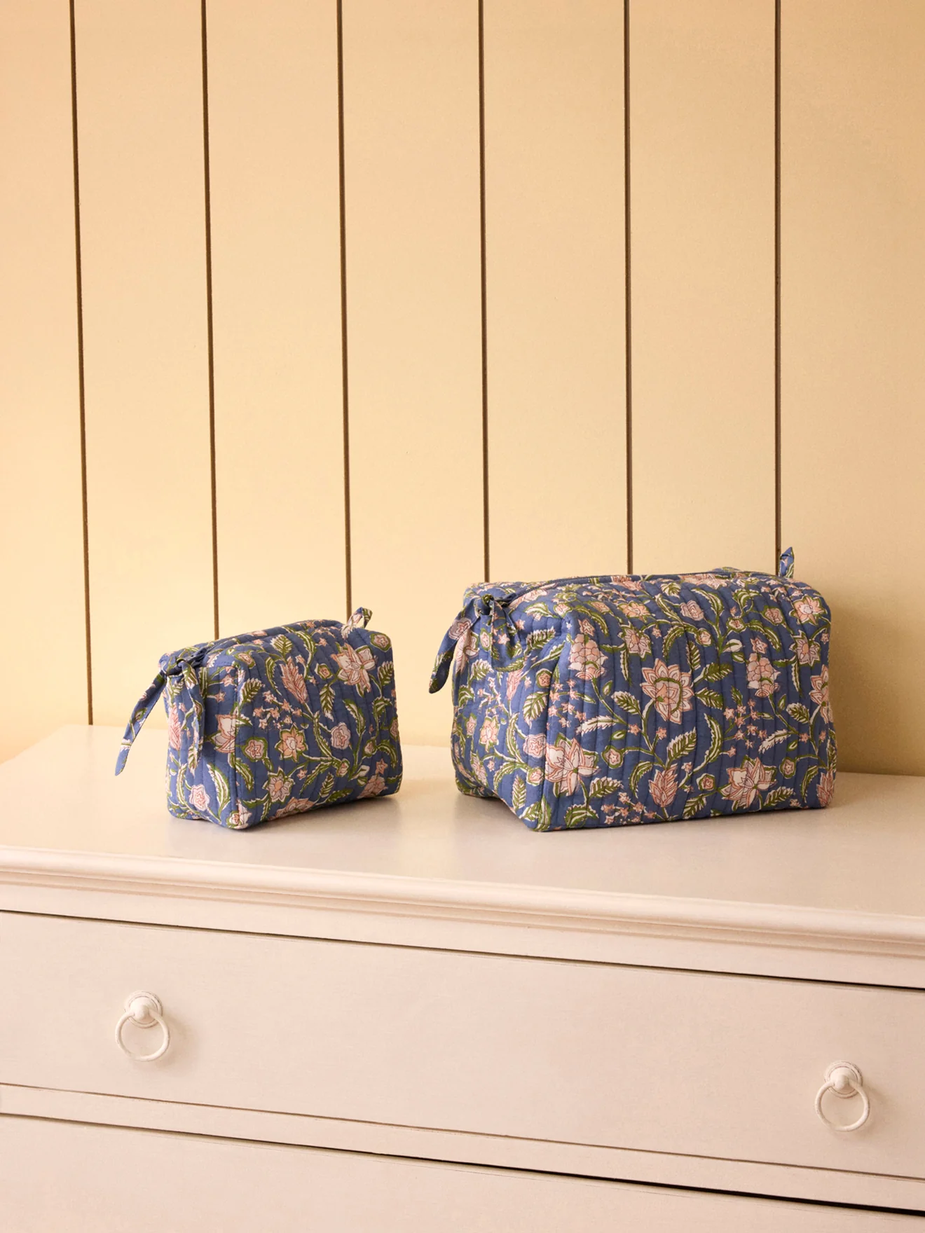 Trousse de toilette imprimé indien Bella