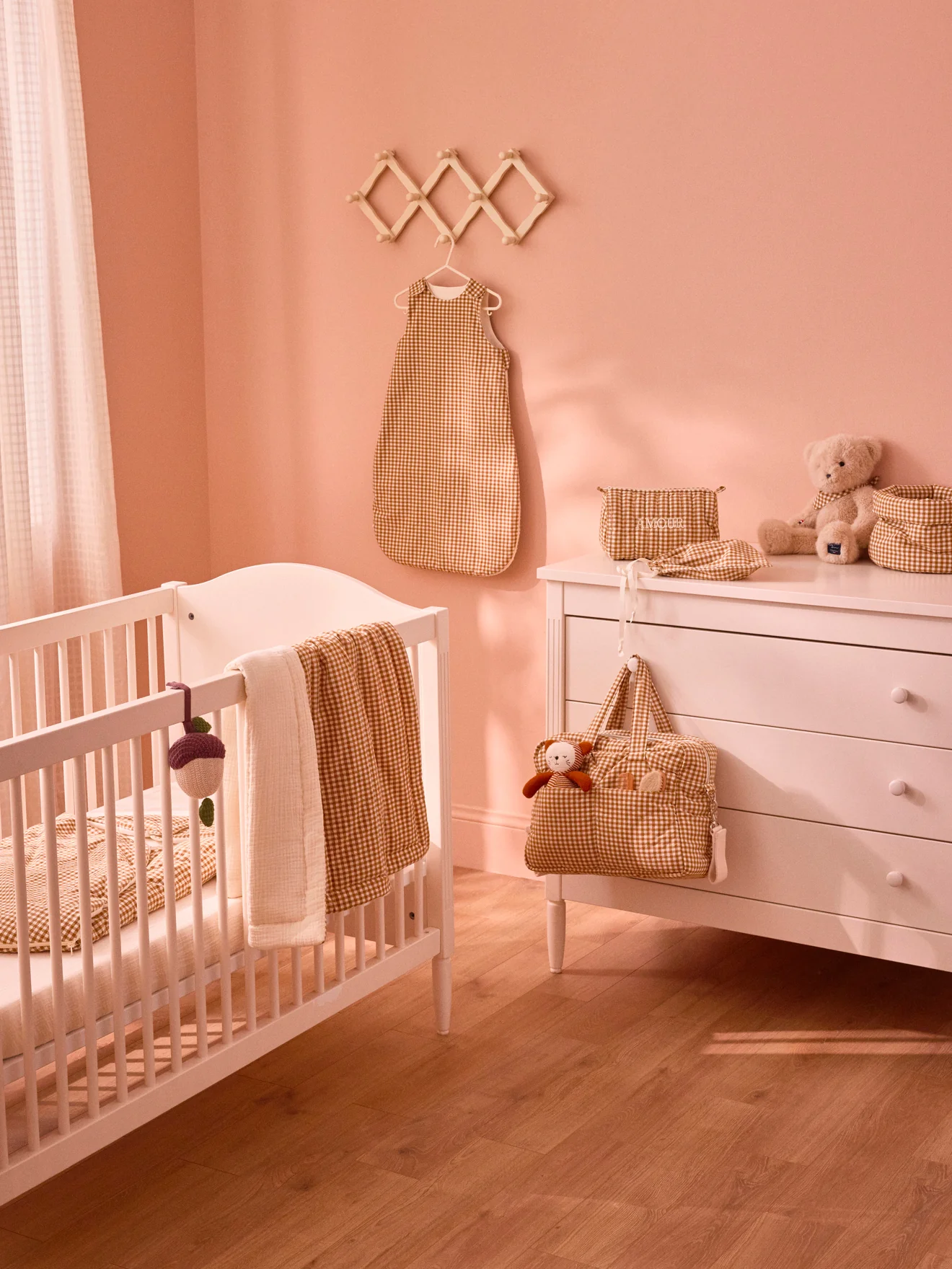 Trousse de toilette en coton vichy - Image 6