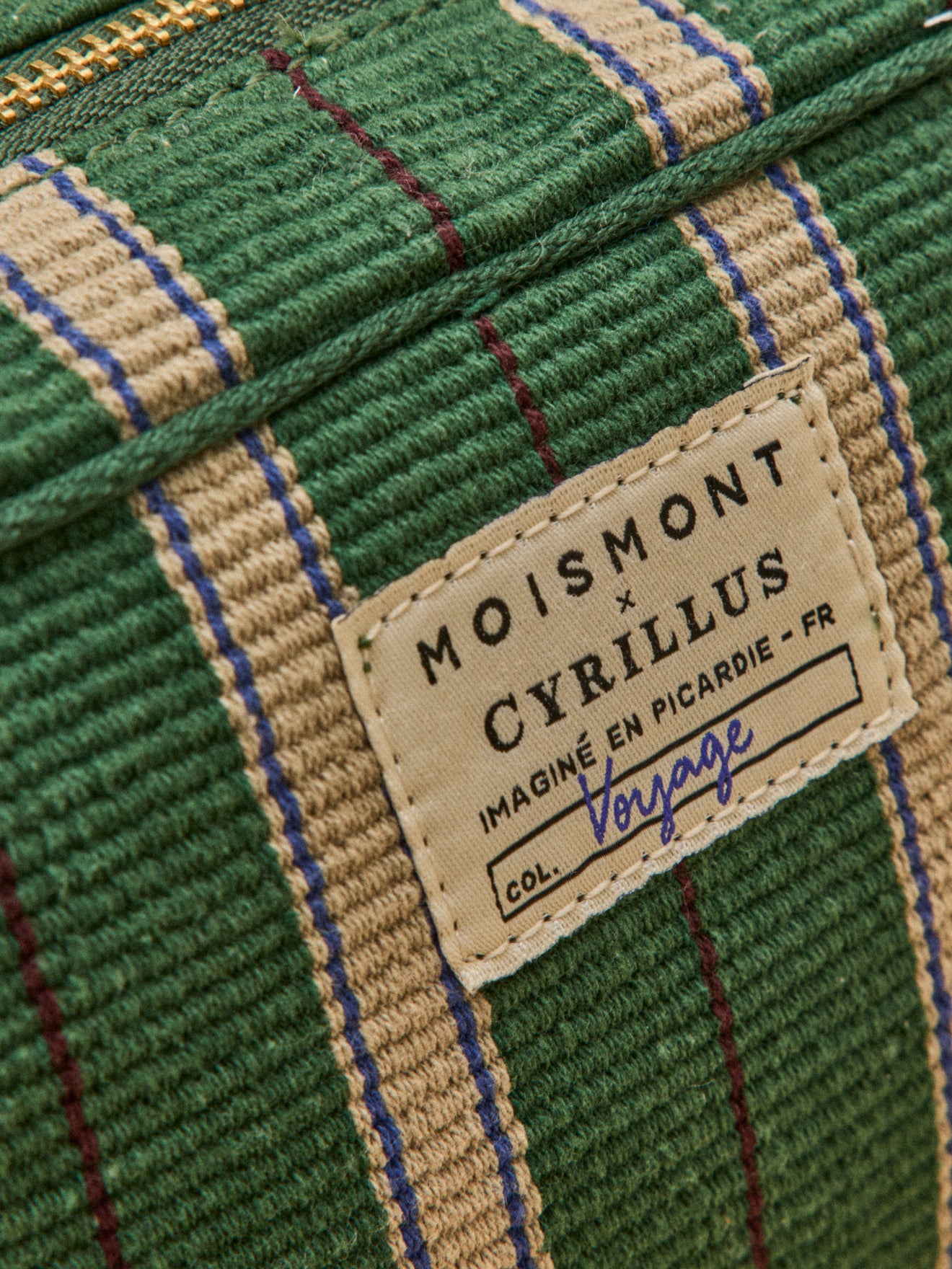 Grande pochette rayée - Collaboration Moismont x Cyrillus - Image 4