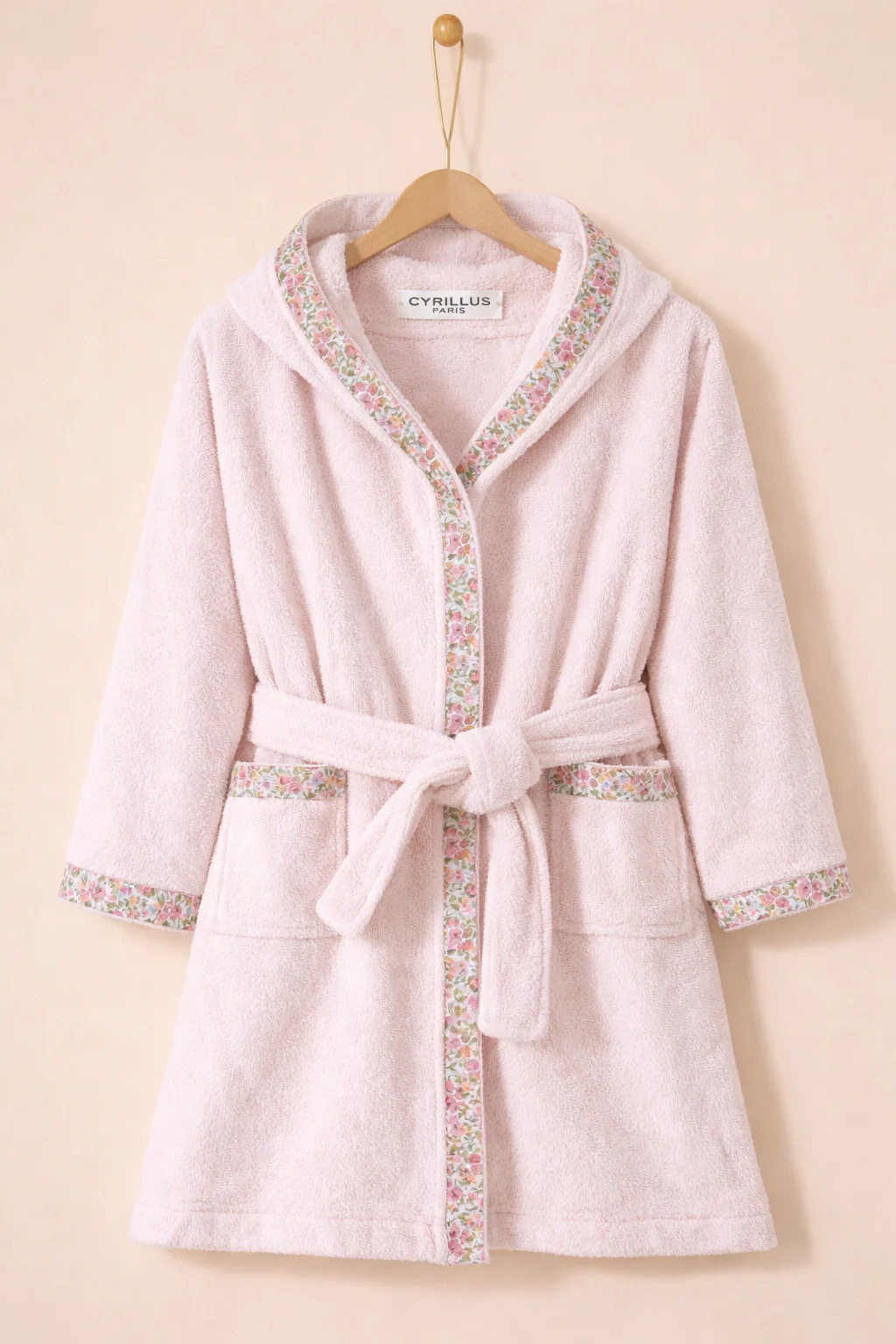 Peignoir enfant en éponge et tissu Liberty - Image 2