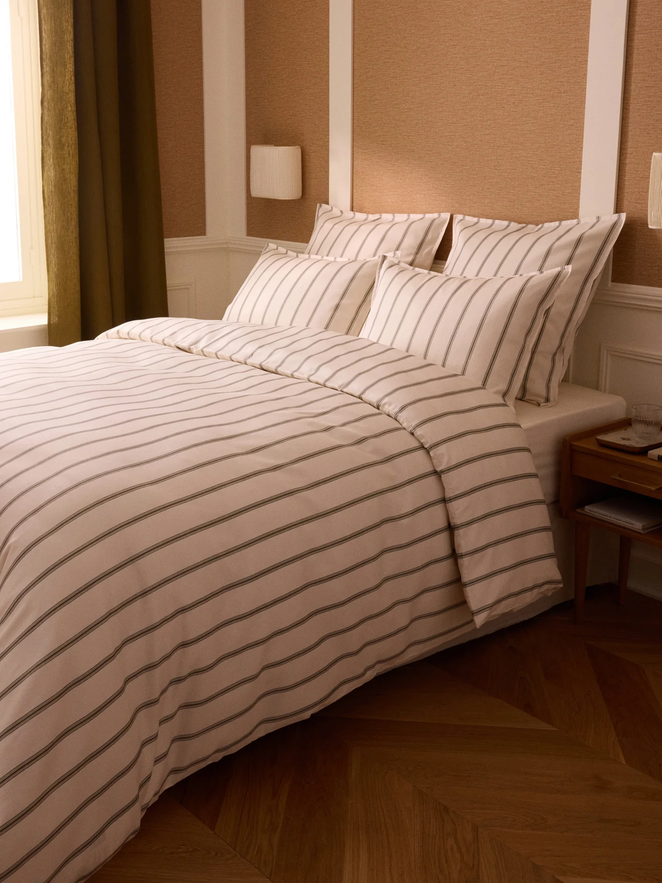 Housse de couette satin de coton "Maxence"