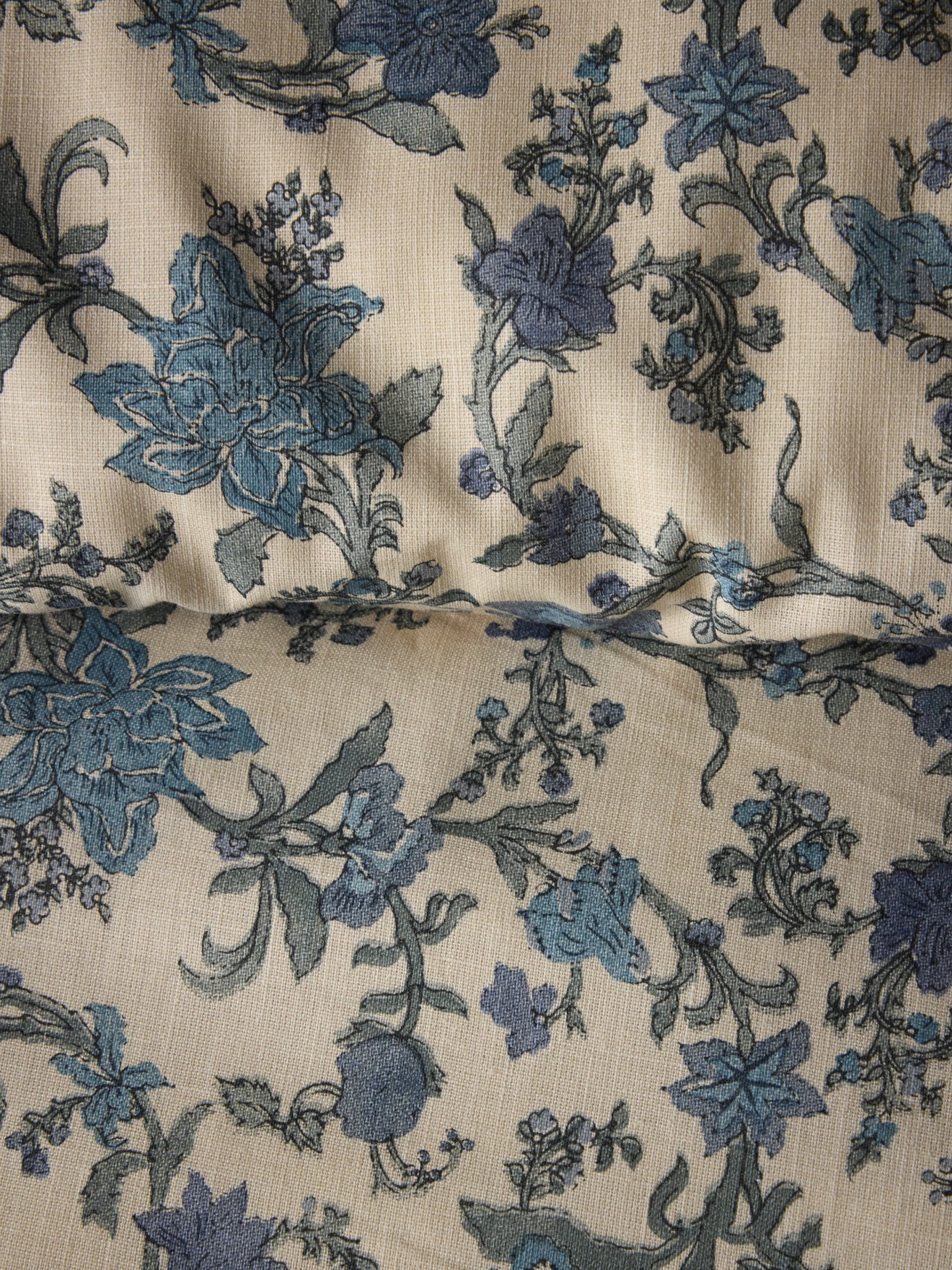 Housse de couette coton aspect lin "Aurore" - Image 3