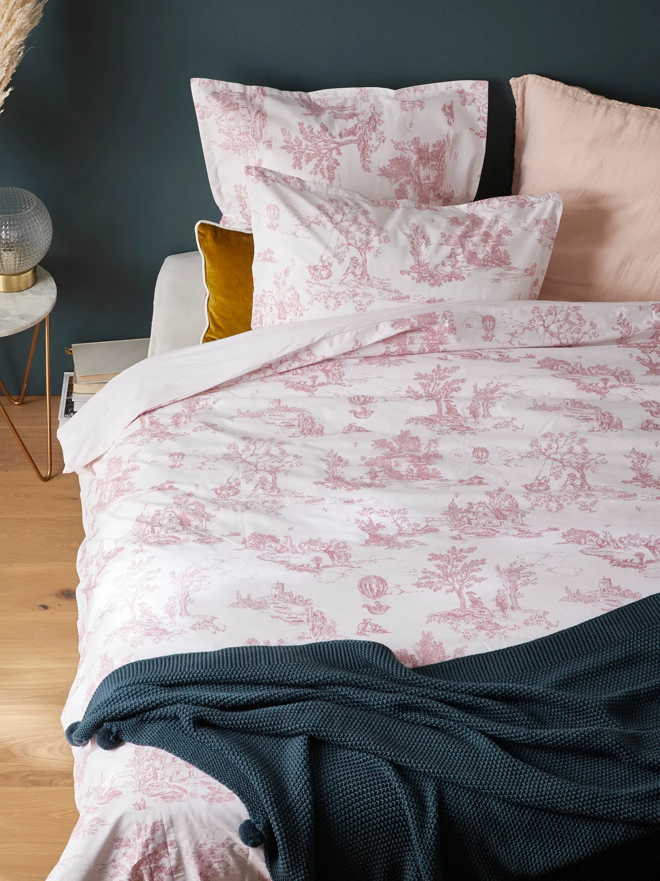 Housse de couette percale de coton "Esprit Toile de Jouy" - Image 8