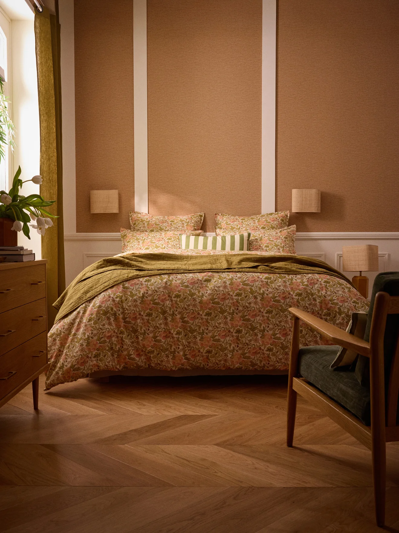 Housse de couette aspect lin "Marianne" - Image 3