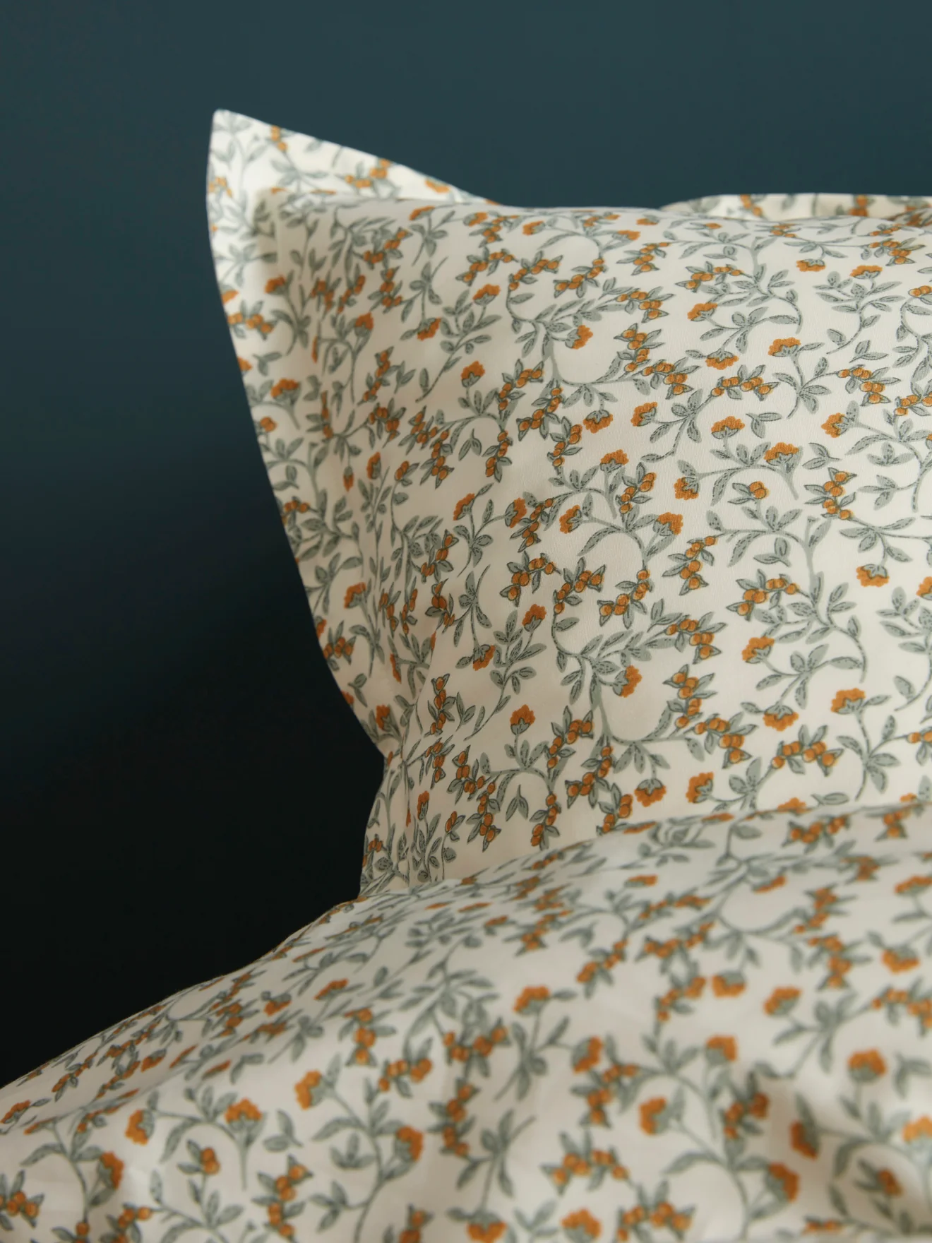 Housse de couette percale de coton "Baies sauvages" - Image 3