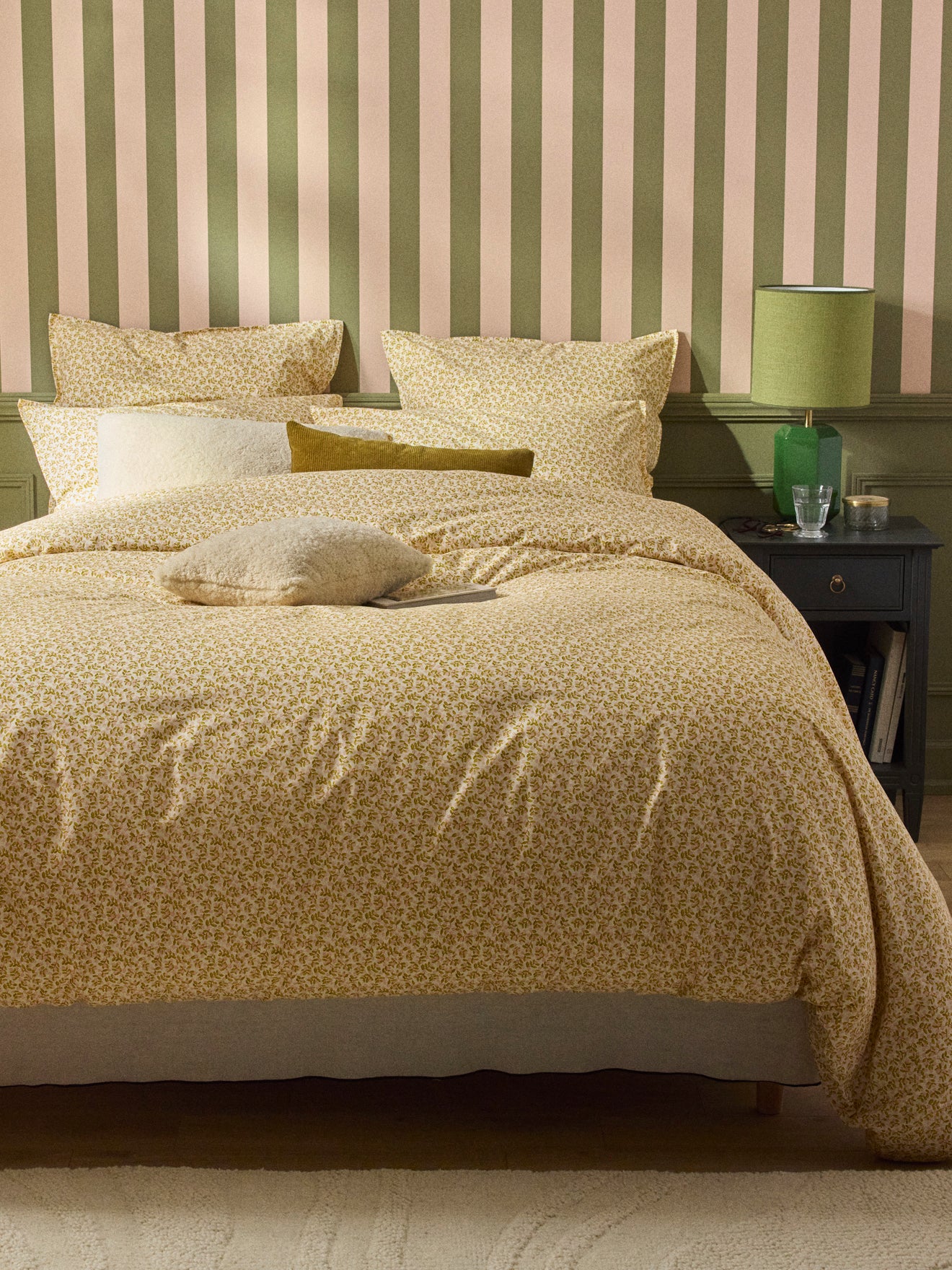Housse de couette percale de coton "Albertine" - Image 2