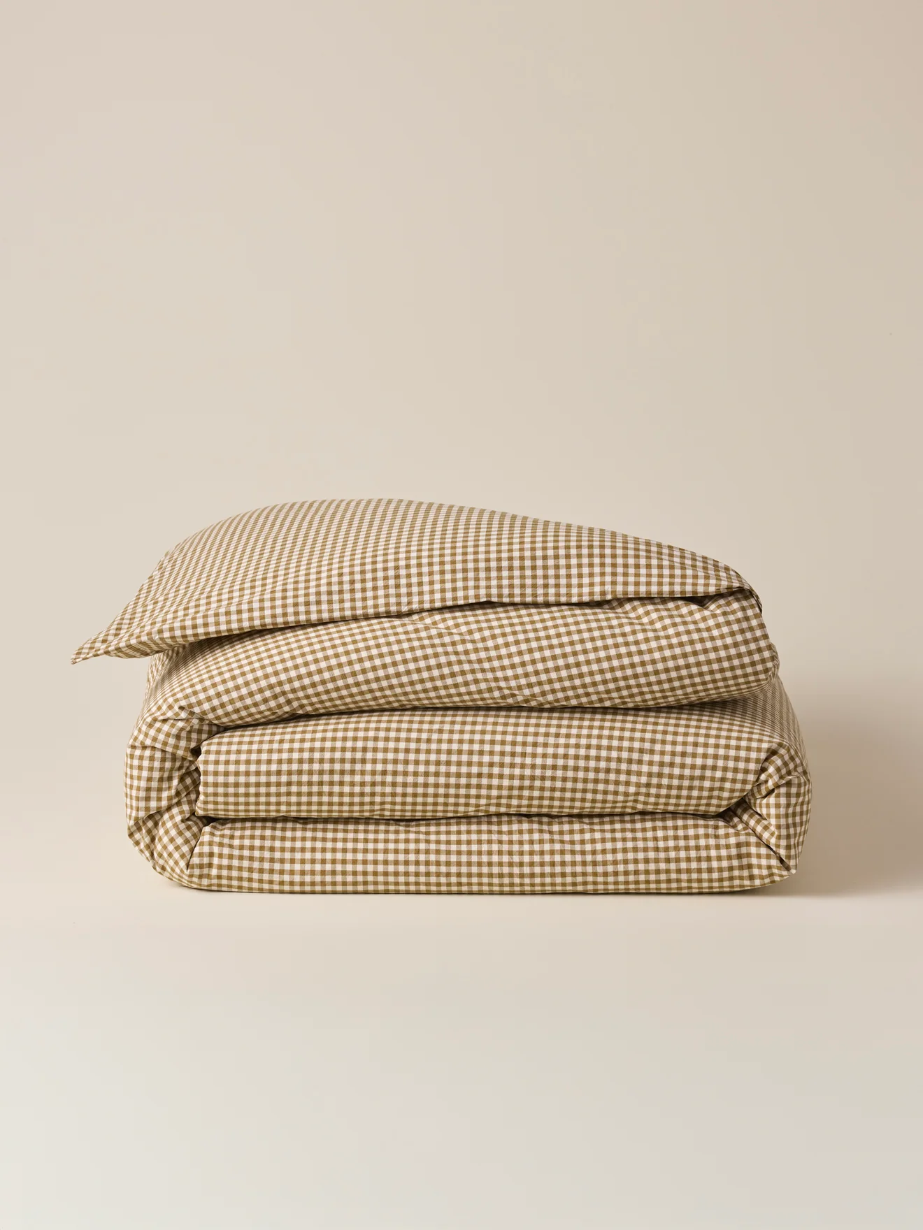 Housse de couette percale de coton "Vichy" - Image 2