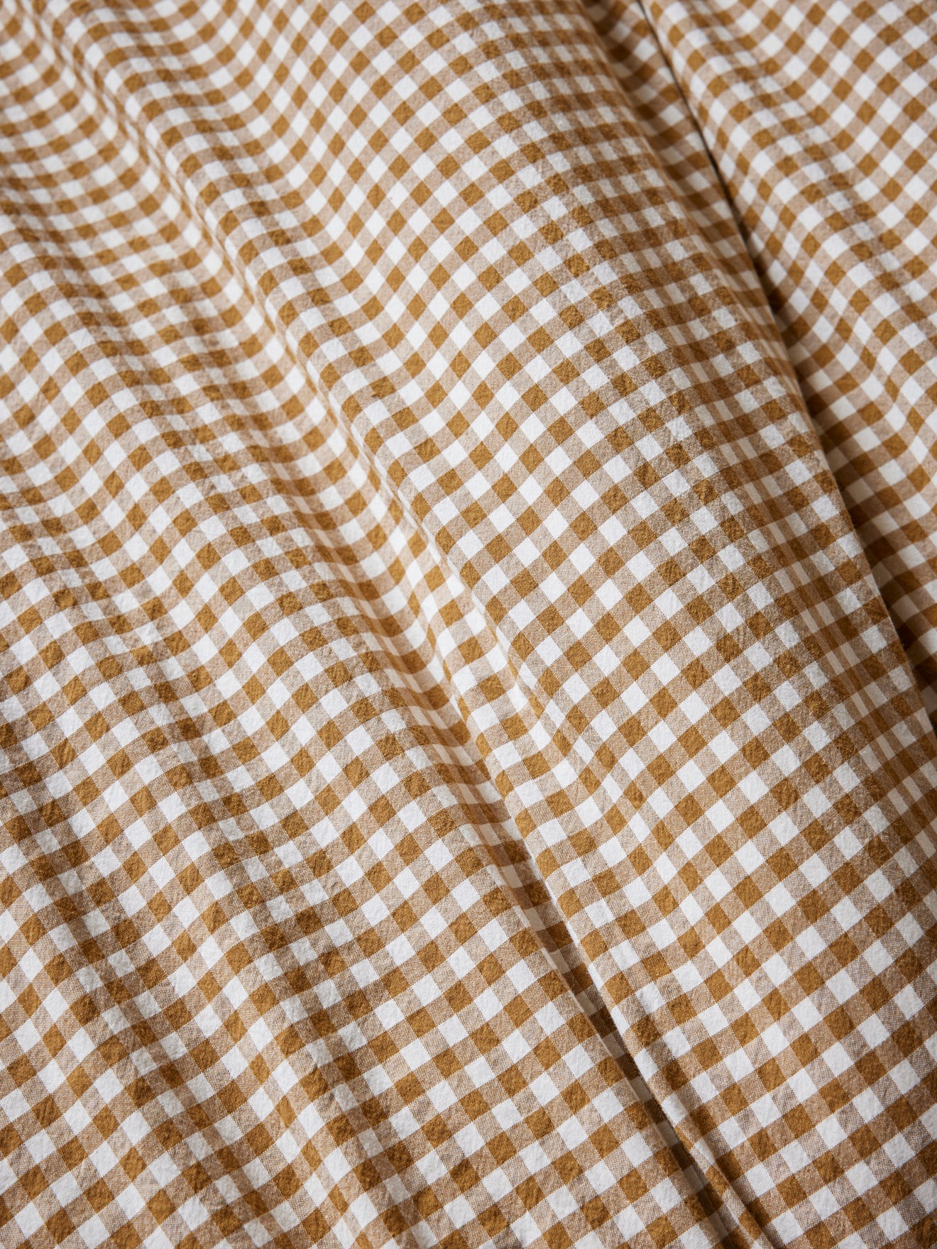 Housse de couette percale de coton "Vichy" - Image 4