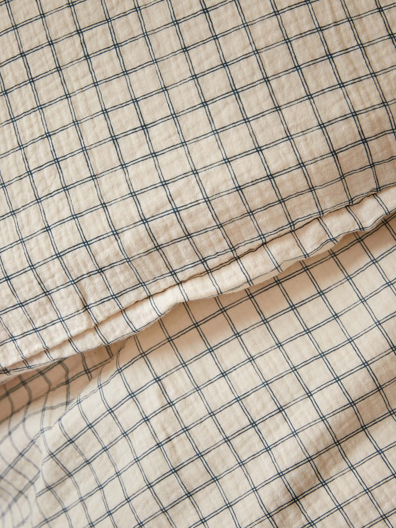 Housse de couette enfant gaze de coton "Carreaux" - Image 7