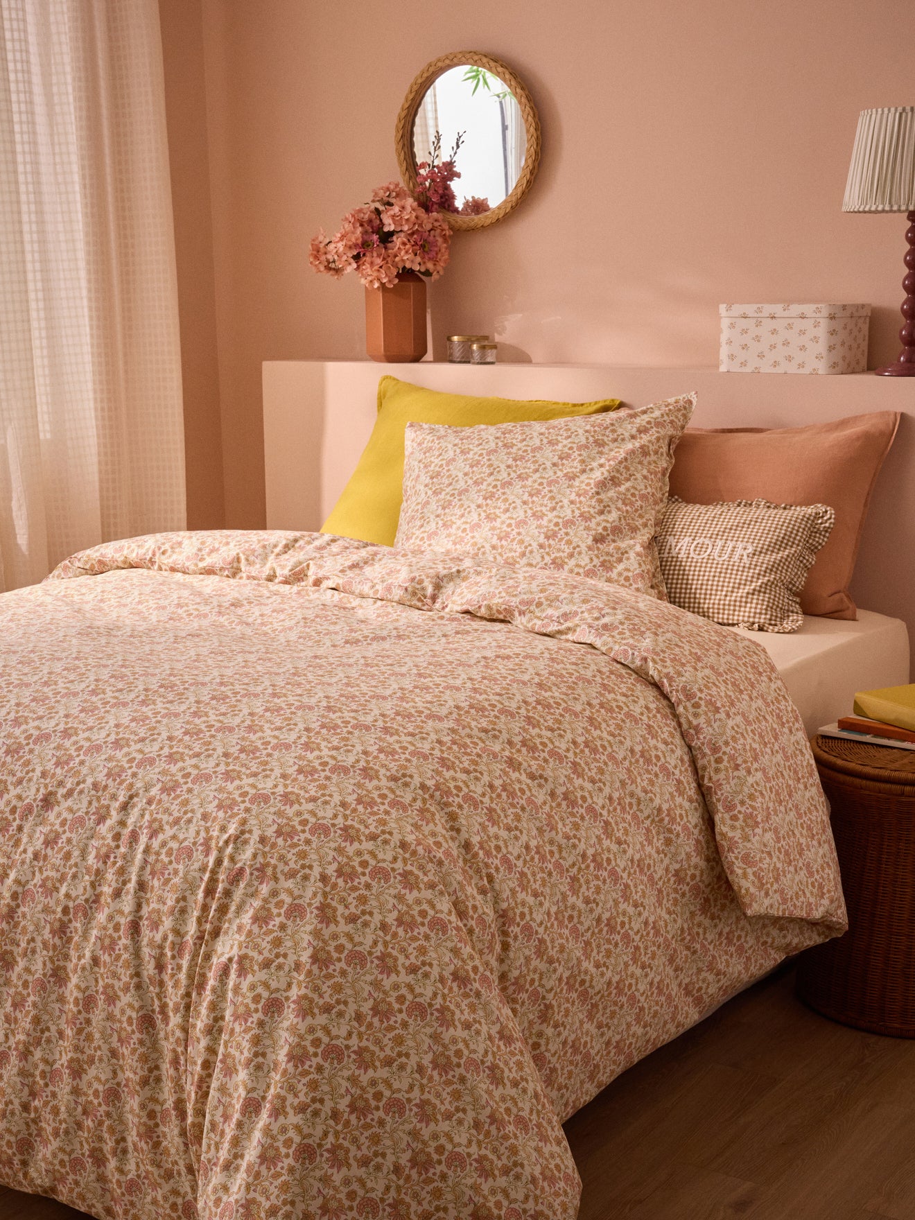 Housse de couette percale de coton "Agathe"
