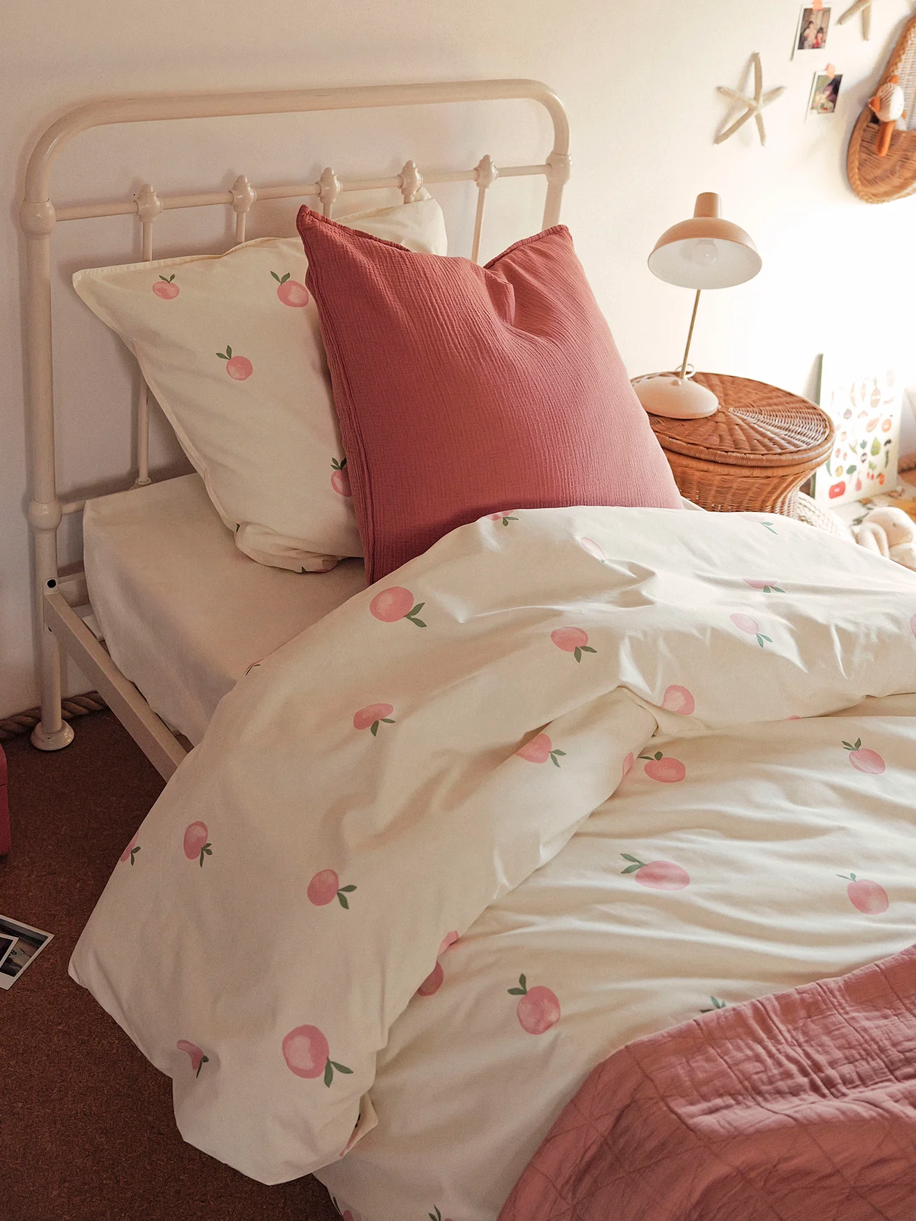 Housse de couette  percale de coton "Margareth" - Image 4