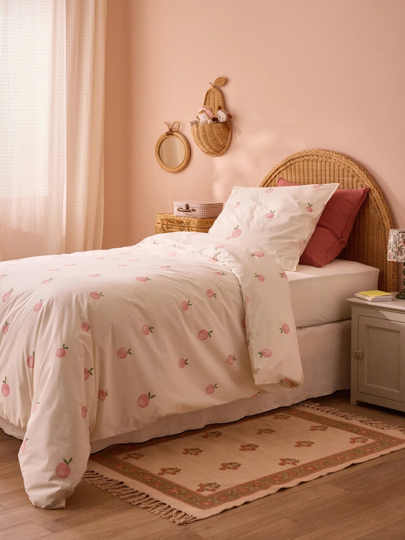 Housse de couette  percale de coton "Margareth" - Image 5