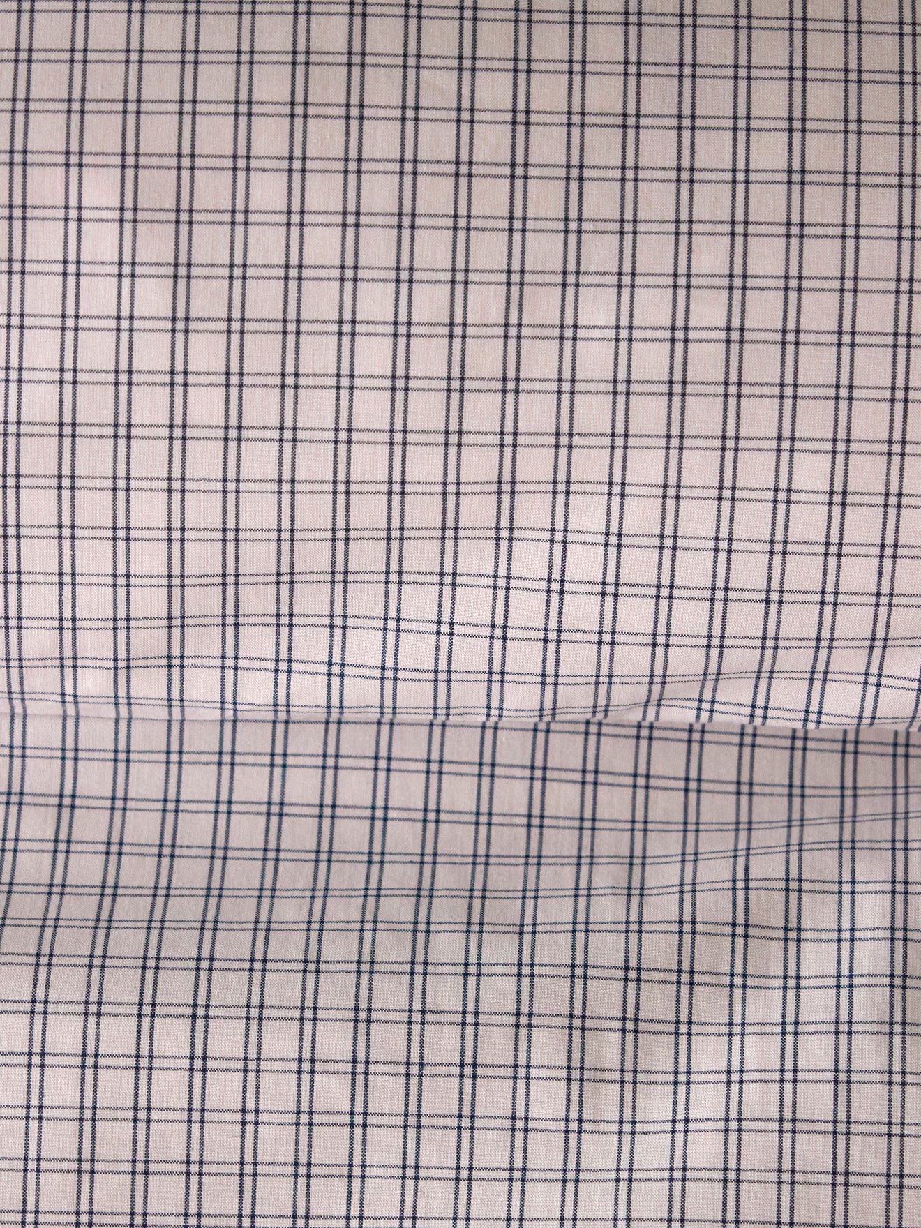 Housse de couette percale de coton tissé teint "Marin" - Image 3