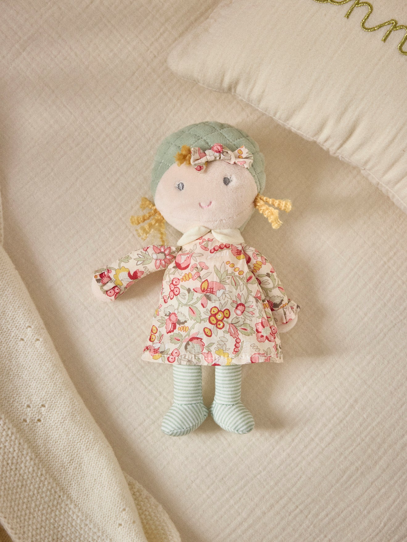 Poupée Juliette en tissu imprimé Mireille - Image 3