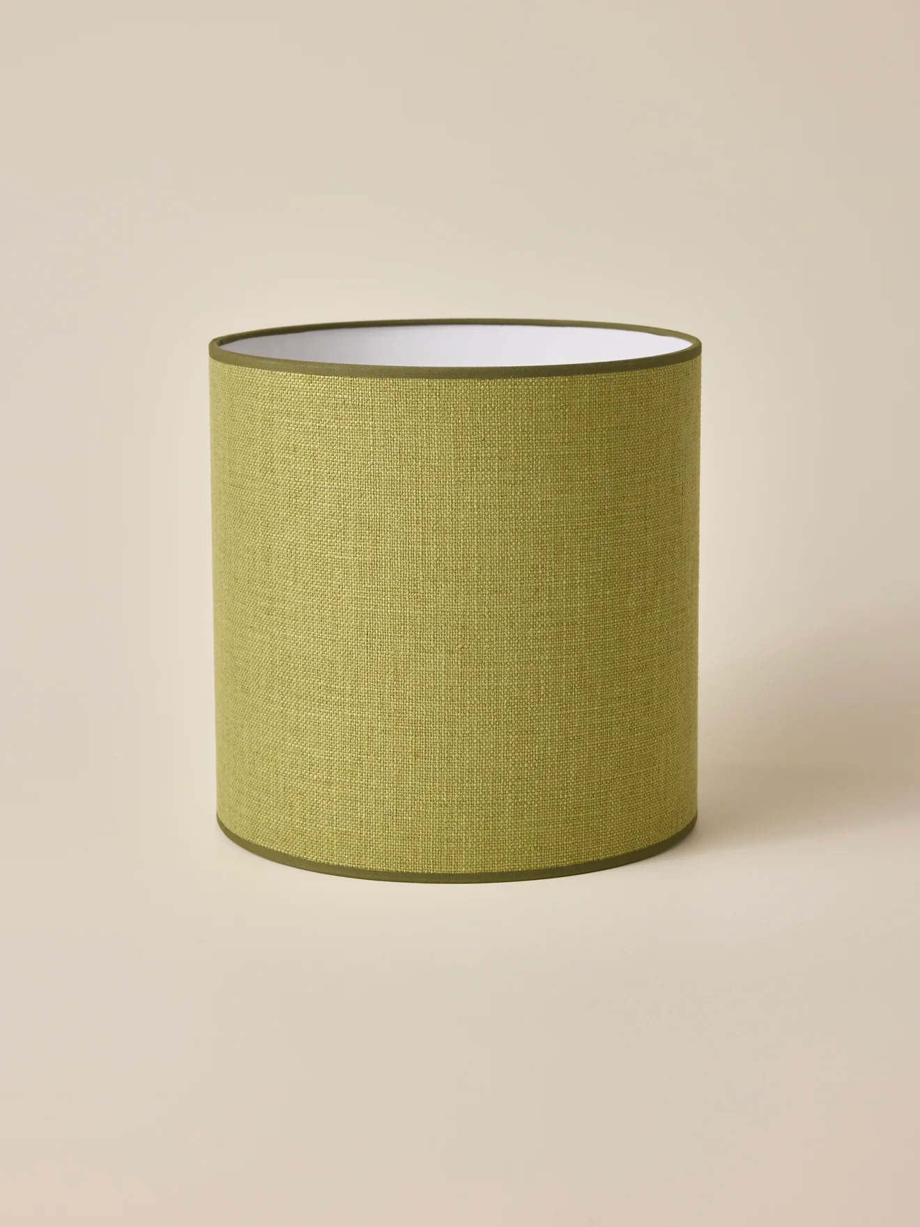 Abat-jour seventies olive - grand modèle Victoire