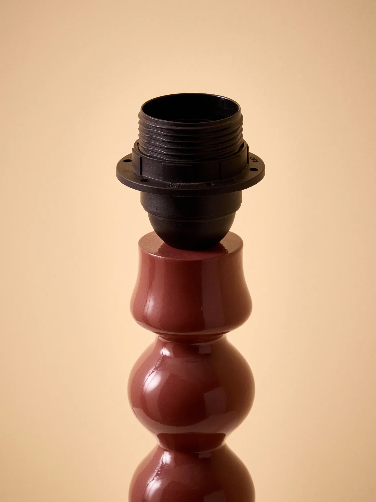 Pied de lampe en bois Bertille - Moyen Modèle - Image 4