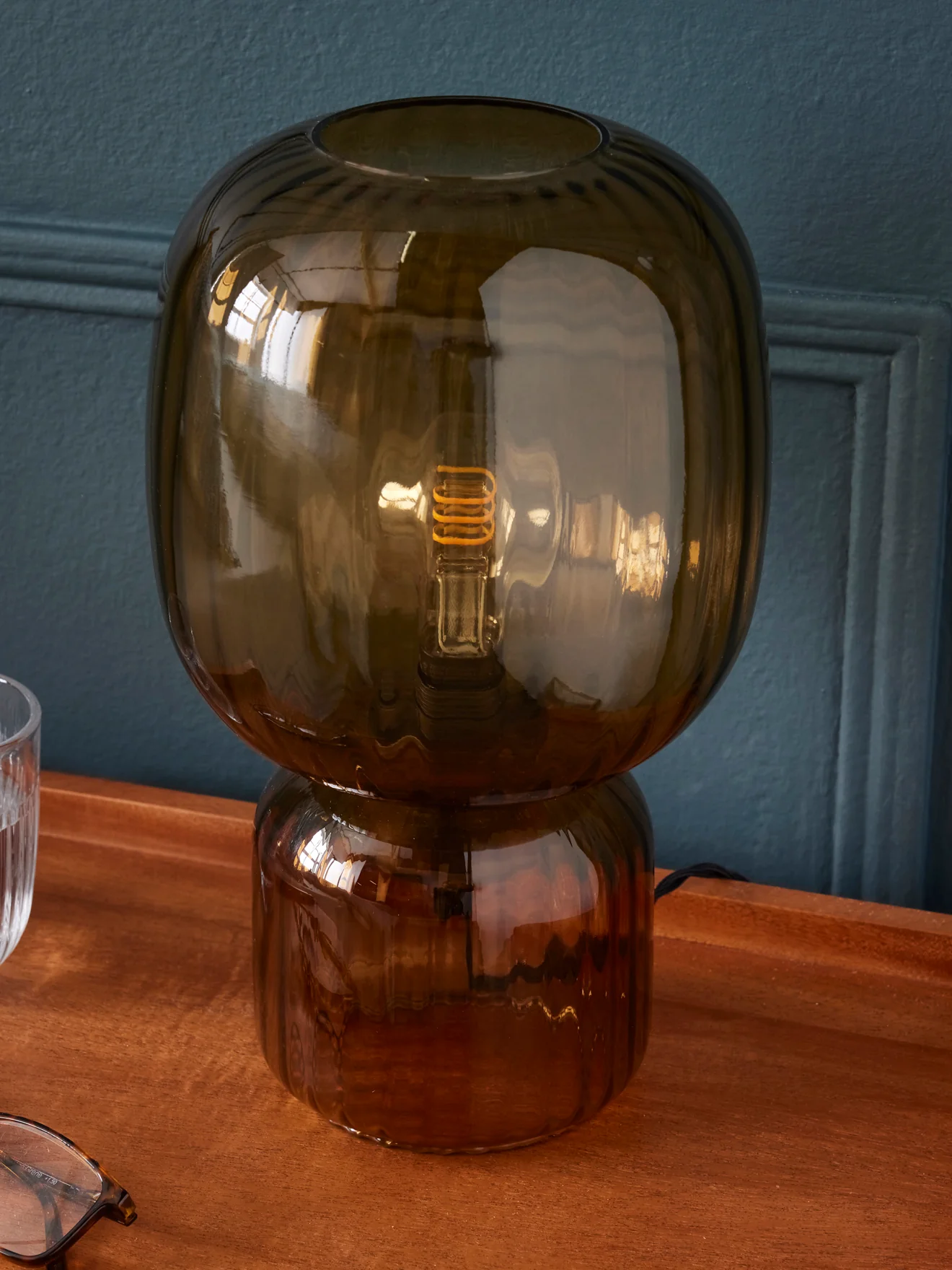 Lampe Louise en verre teinté - Image 6