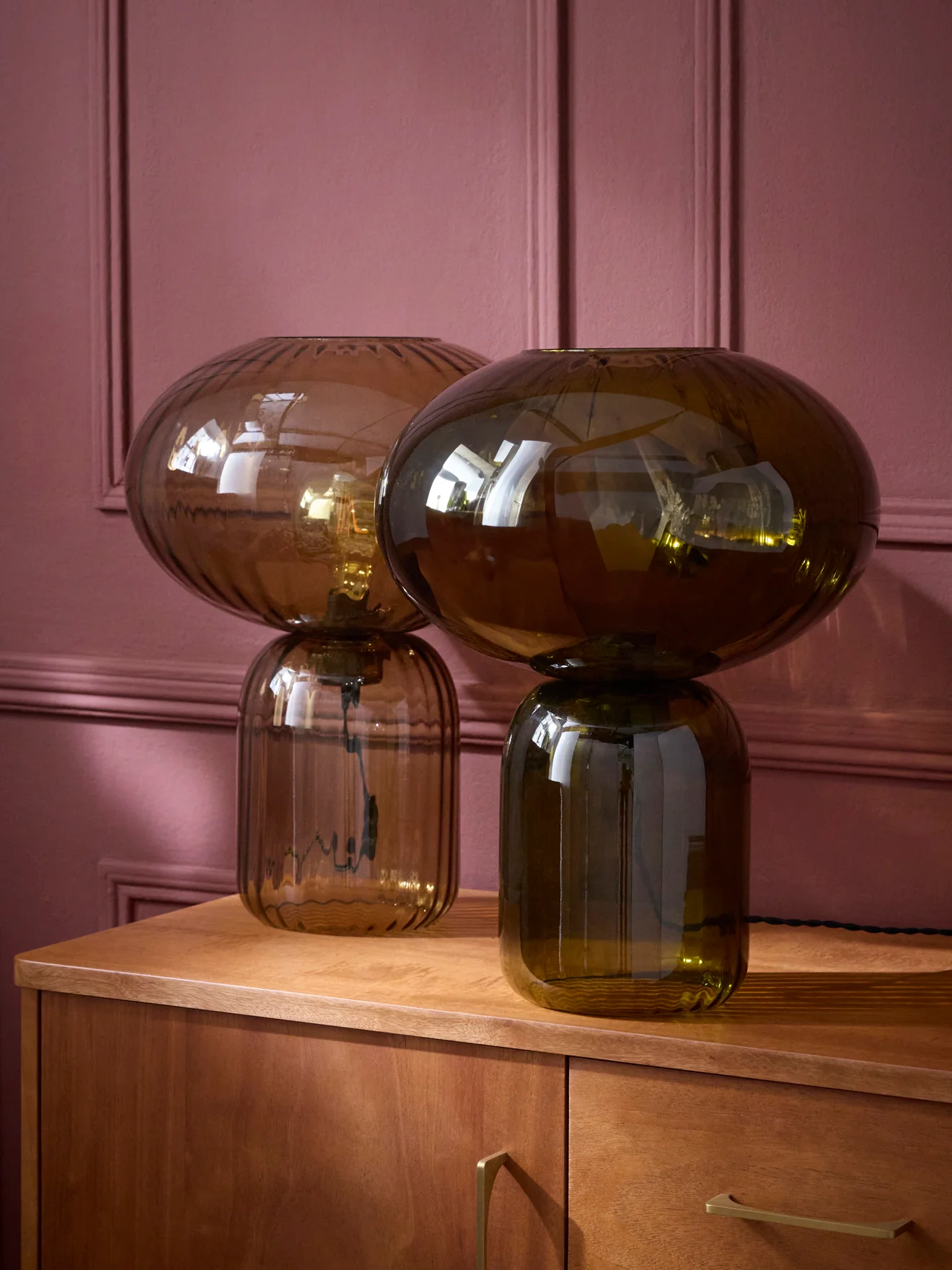 Lampe Martin en verre ciselé XL - Image 7