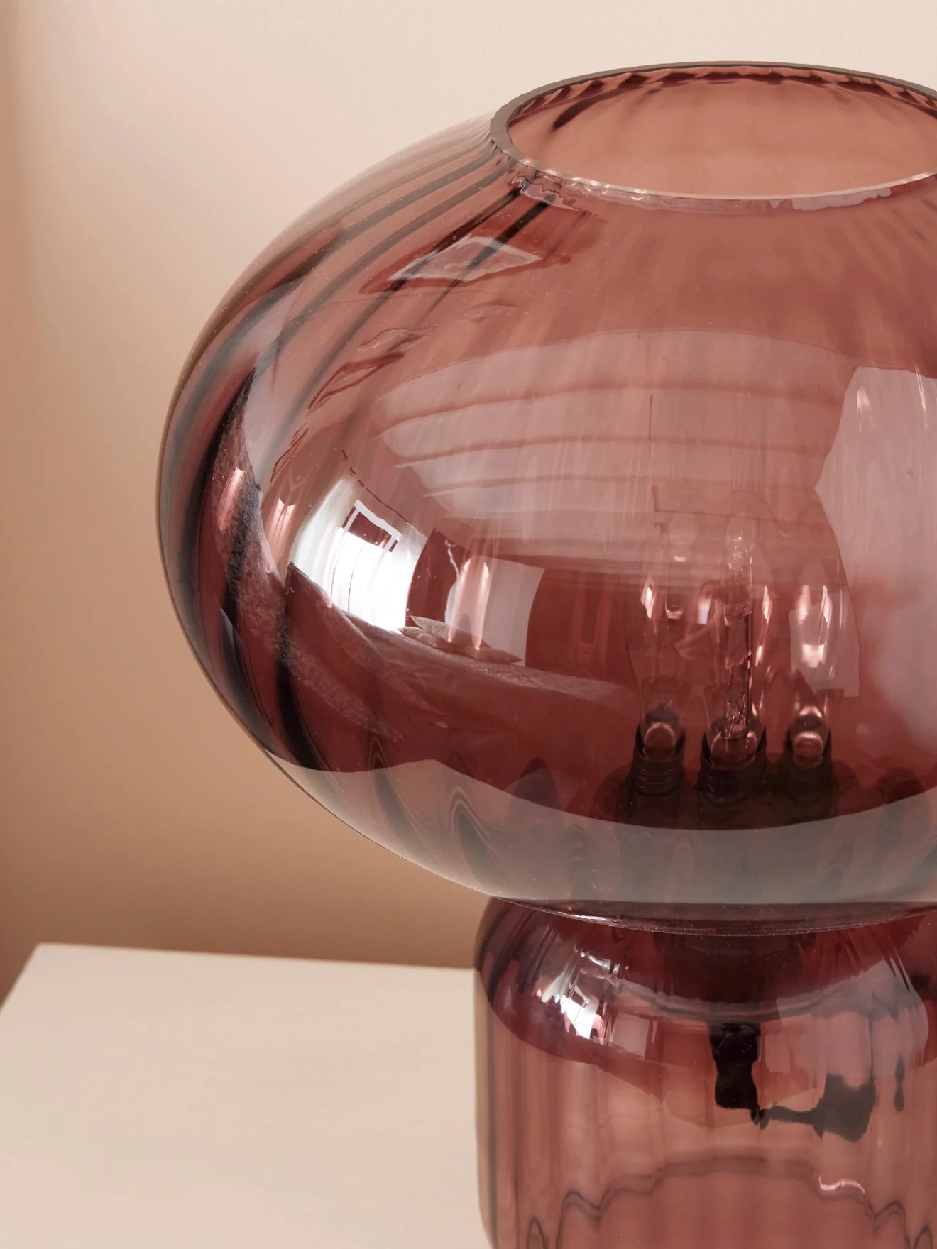 Lampe Martin en verre ciselé - Image 3