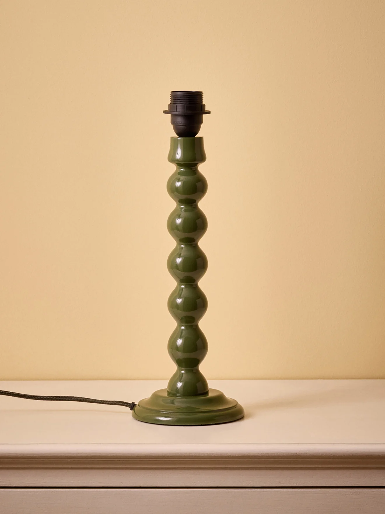 Pied de lampe en bois Bertille - Moyen Modèle