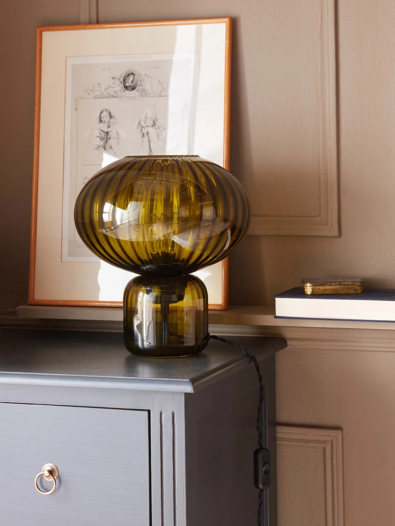 Lampe Martin en verre ciselé - Image 9