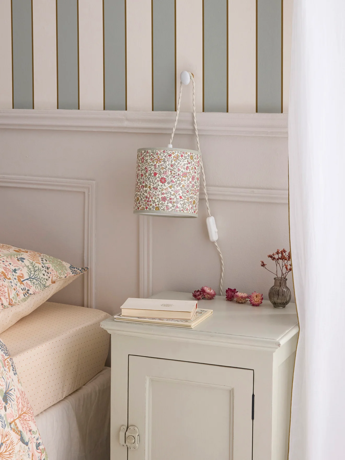 Abat-jour pour lampe baladeuse tissu Liberty - Image 4