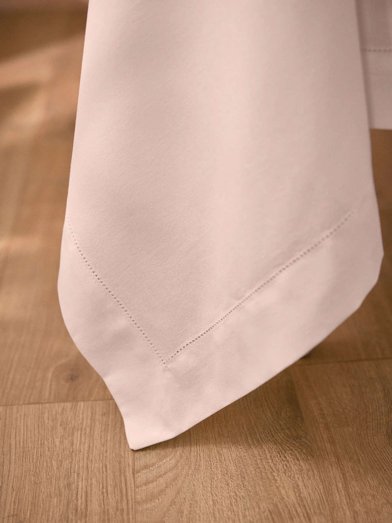 Nappe en coton aspect lin pois dorés - Image 2