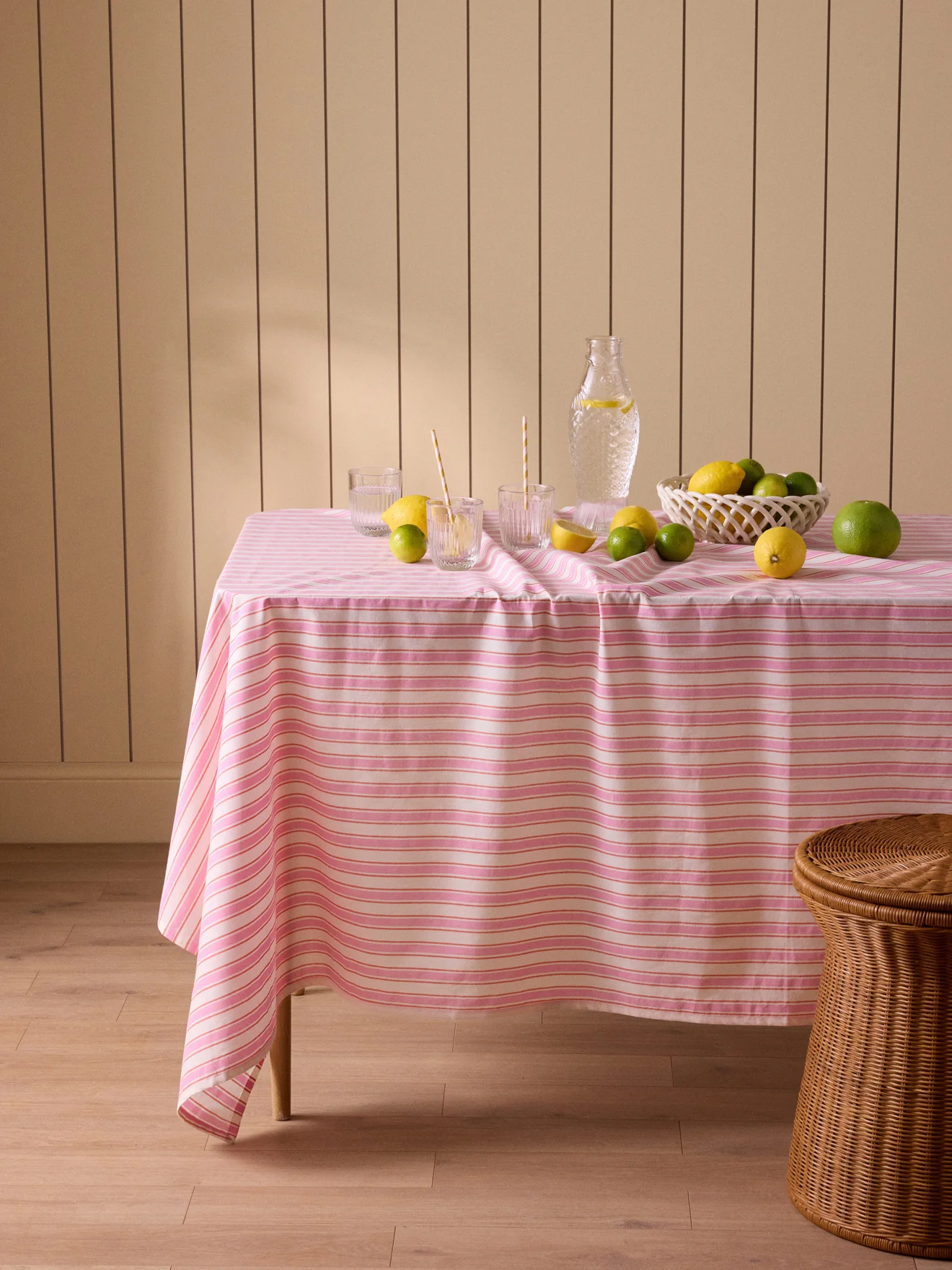 Nappe rayée en coton - Image 4