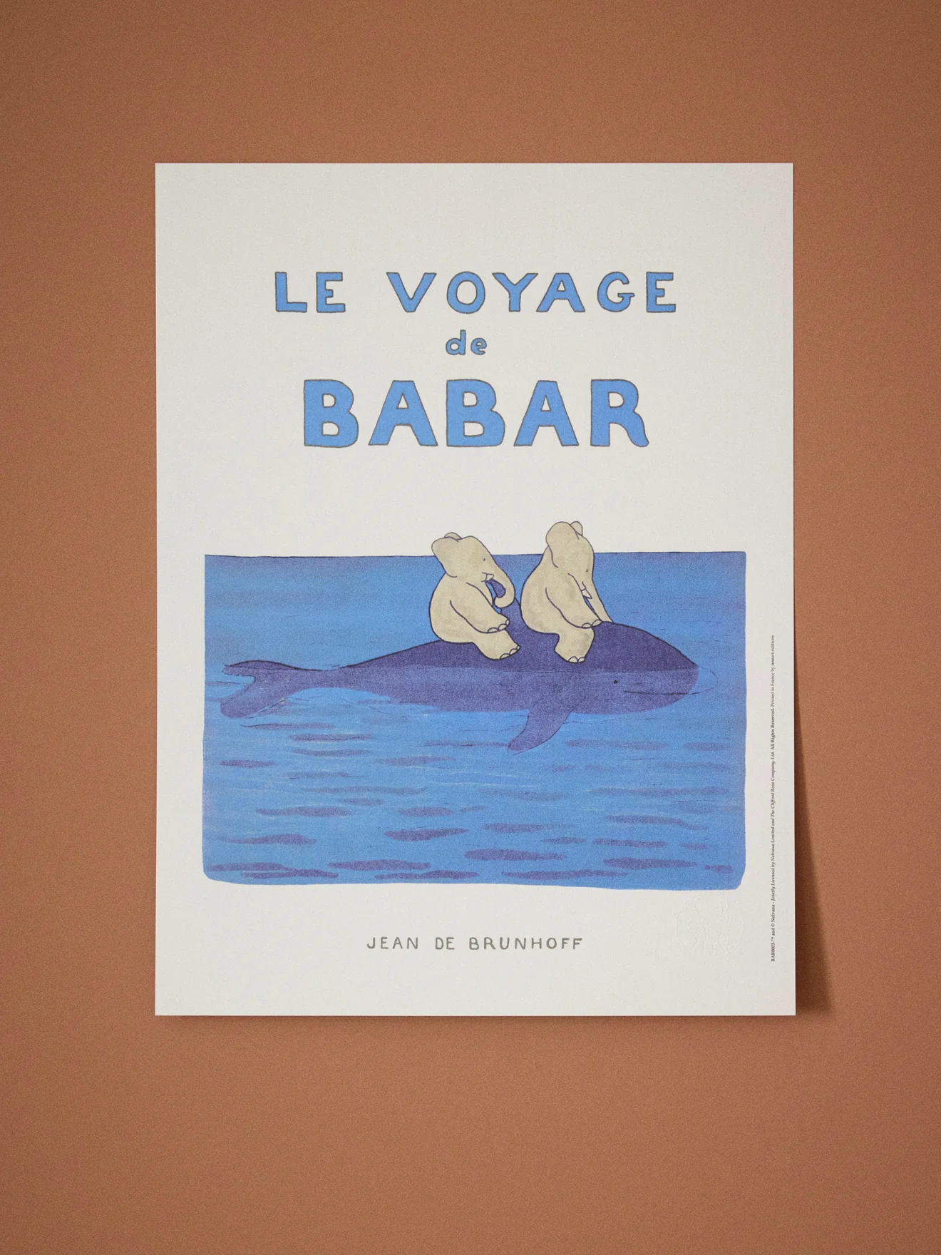 Affiche Babar Voyage - Oneart