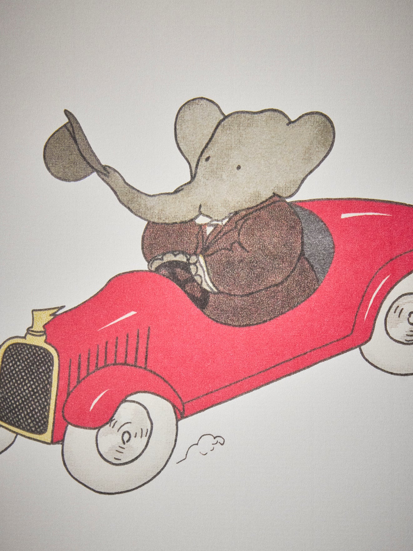 Affiche Babar Voiture - Oneart - Image 2