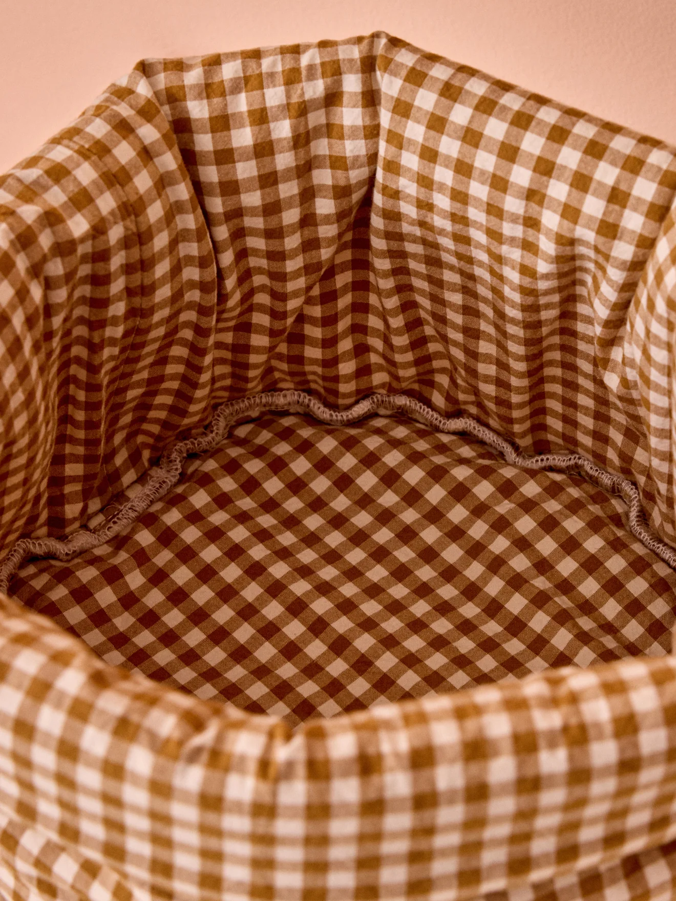 Pochon matelassé vichy - Image 3