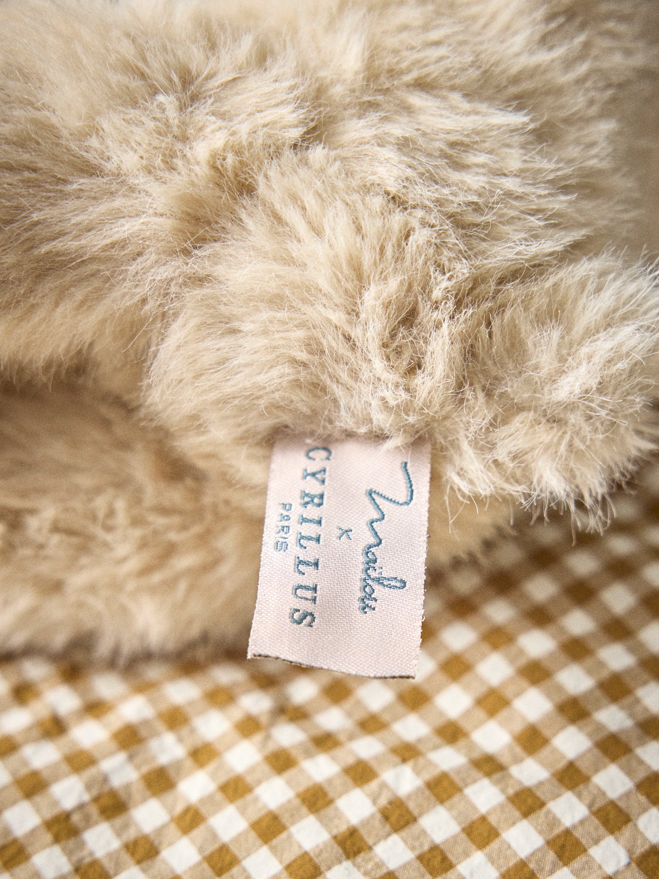Peluche ourson Louison - Collection Cyrillus X Maïlou Tradition - Image 3