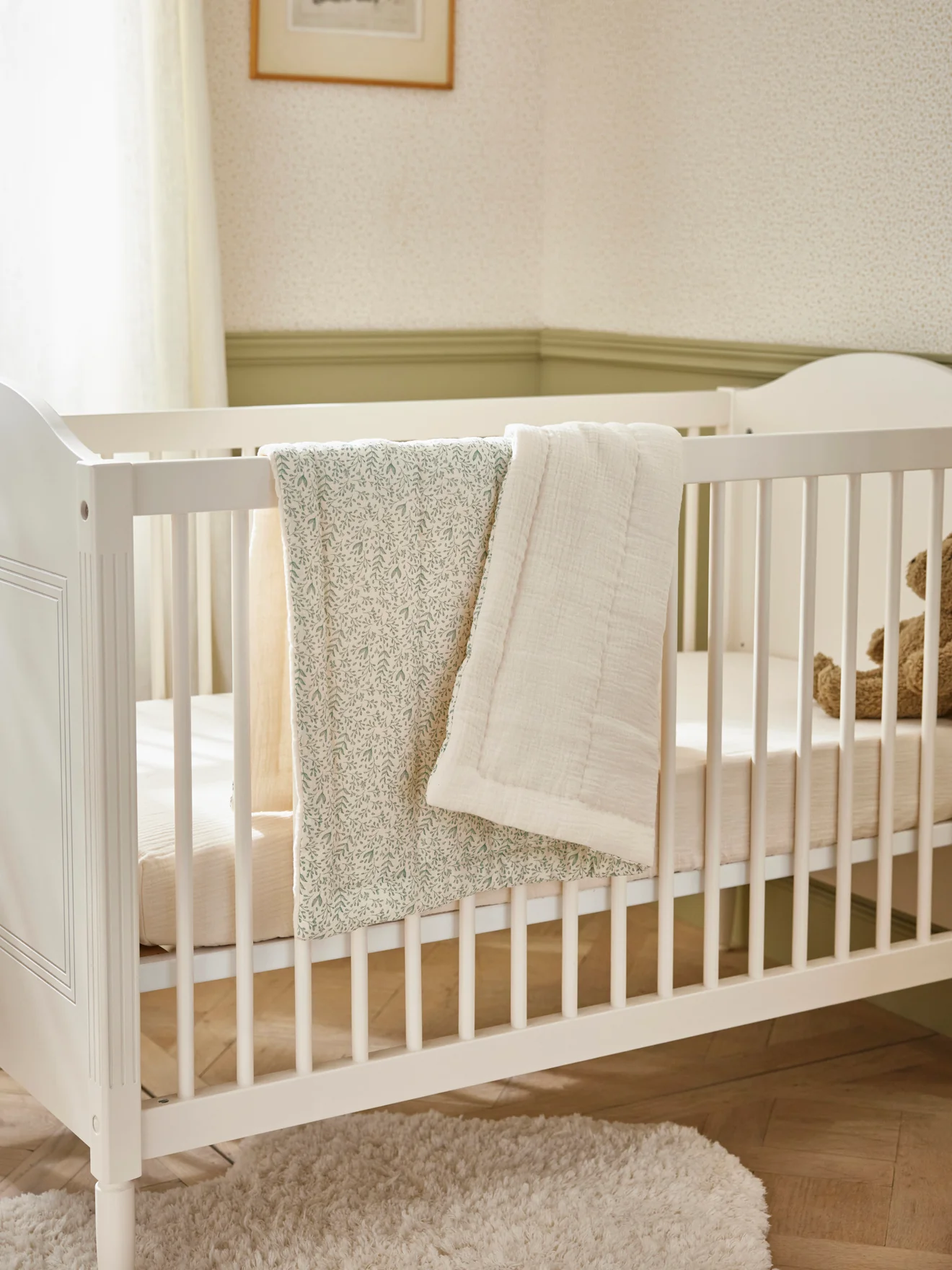 Petit boutis en gaze de coton
