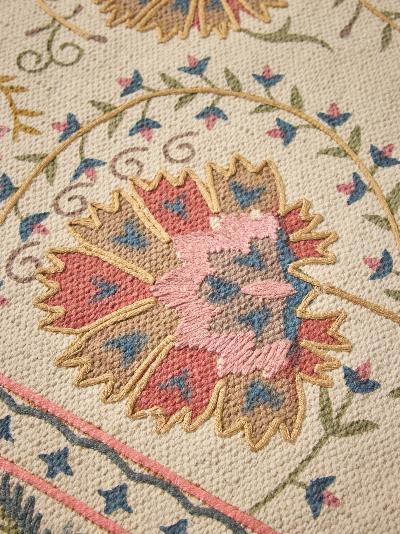 Tapis Flore en coton - Taille M - Image 3