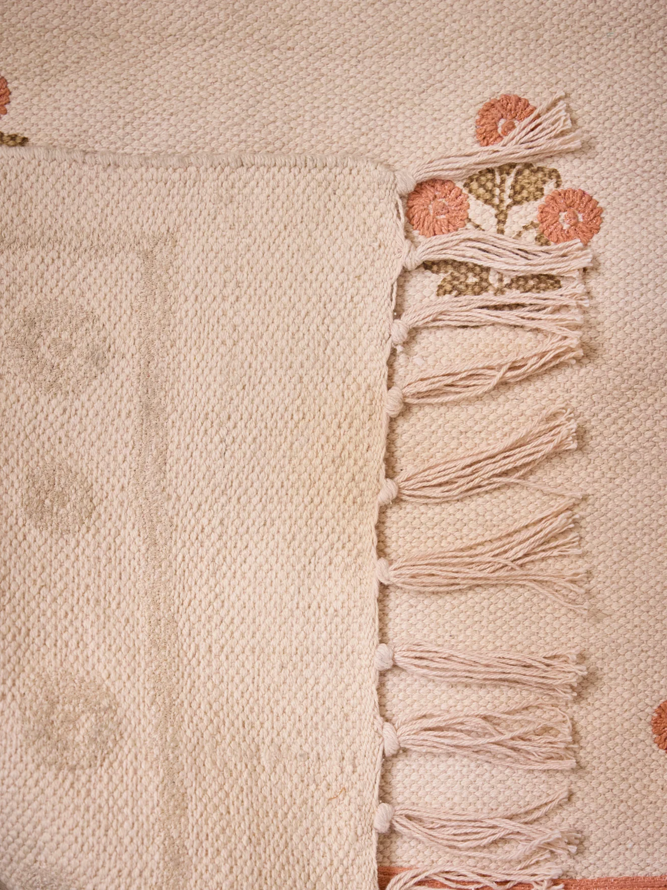 Tapis Agathe en coton brodé - Petit modèle - Image 4