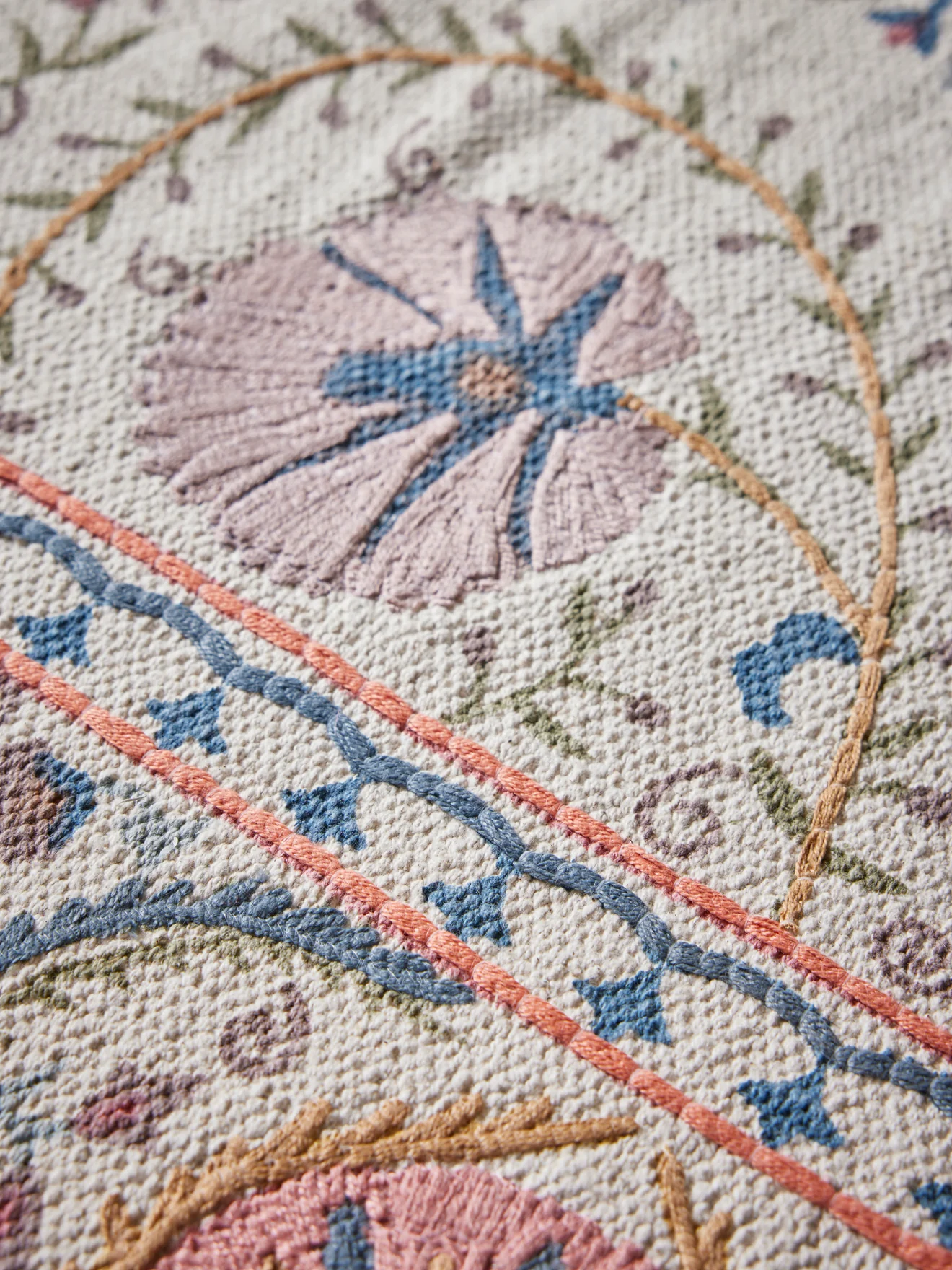 Tapis Flore en coton - Taille M - Image 7