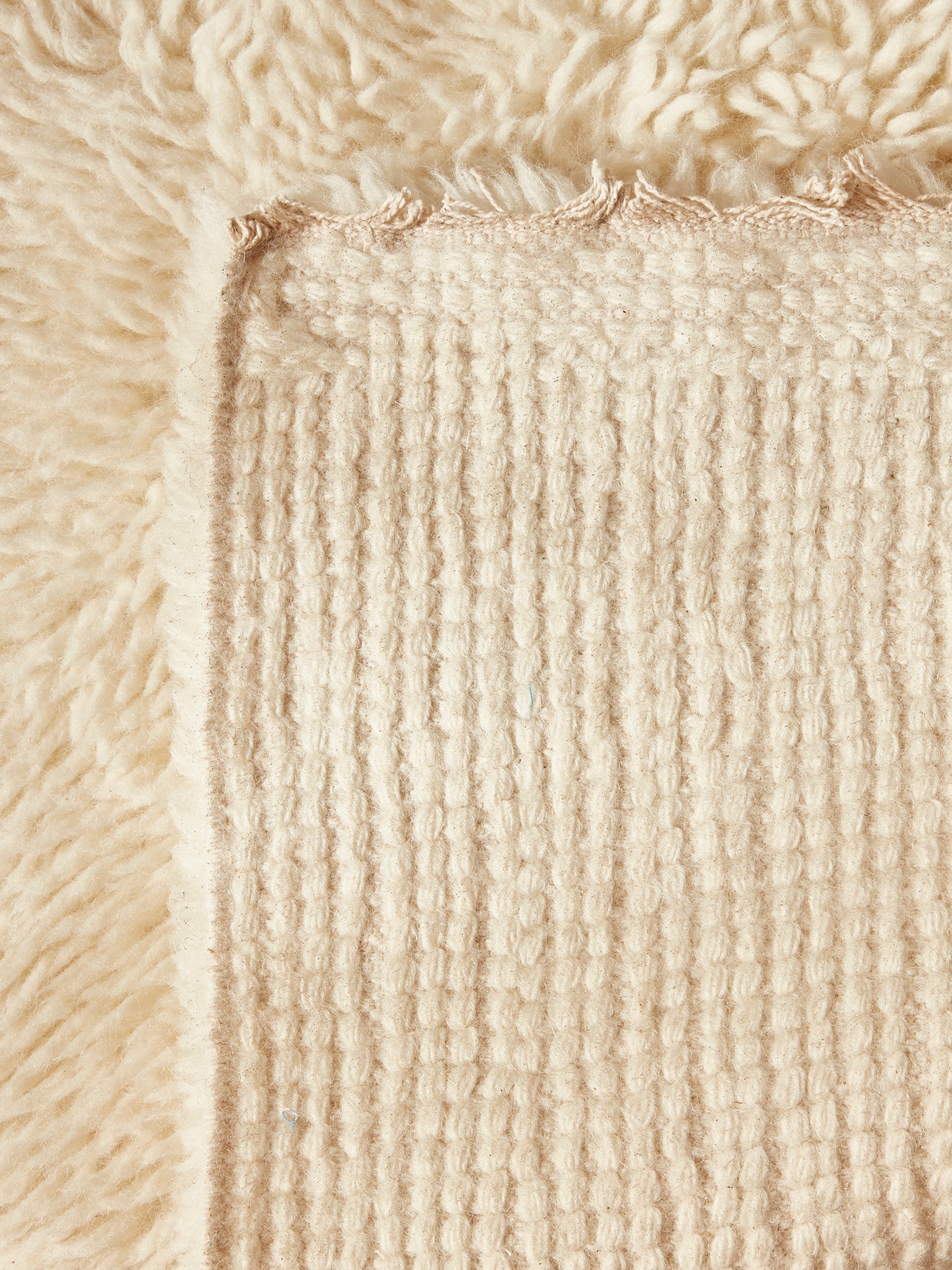 Petit tapis poils longs pure laine - Image 4
