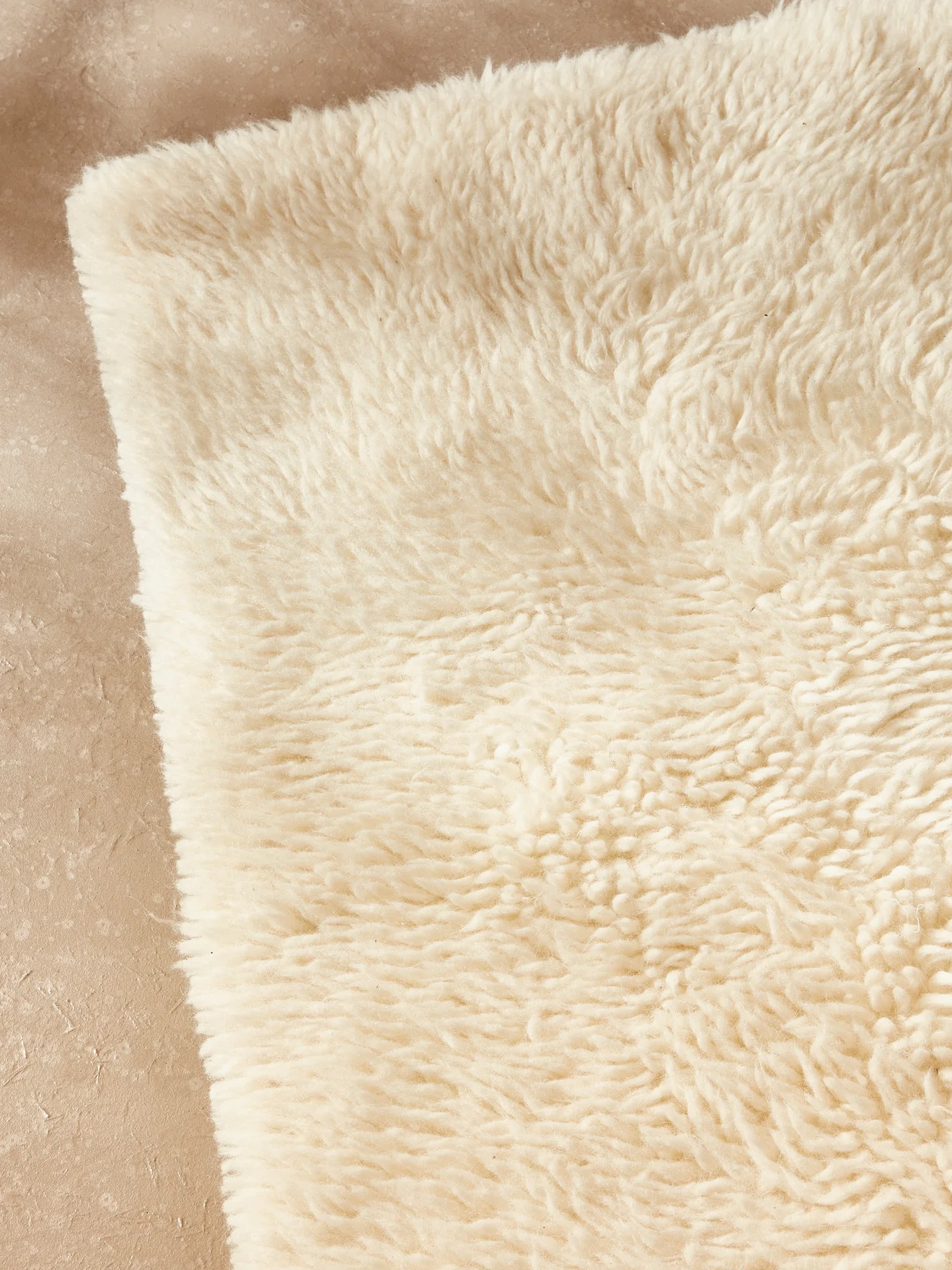 Petit tapis poils longs pure laine - Image 5
