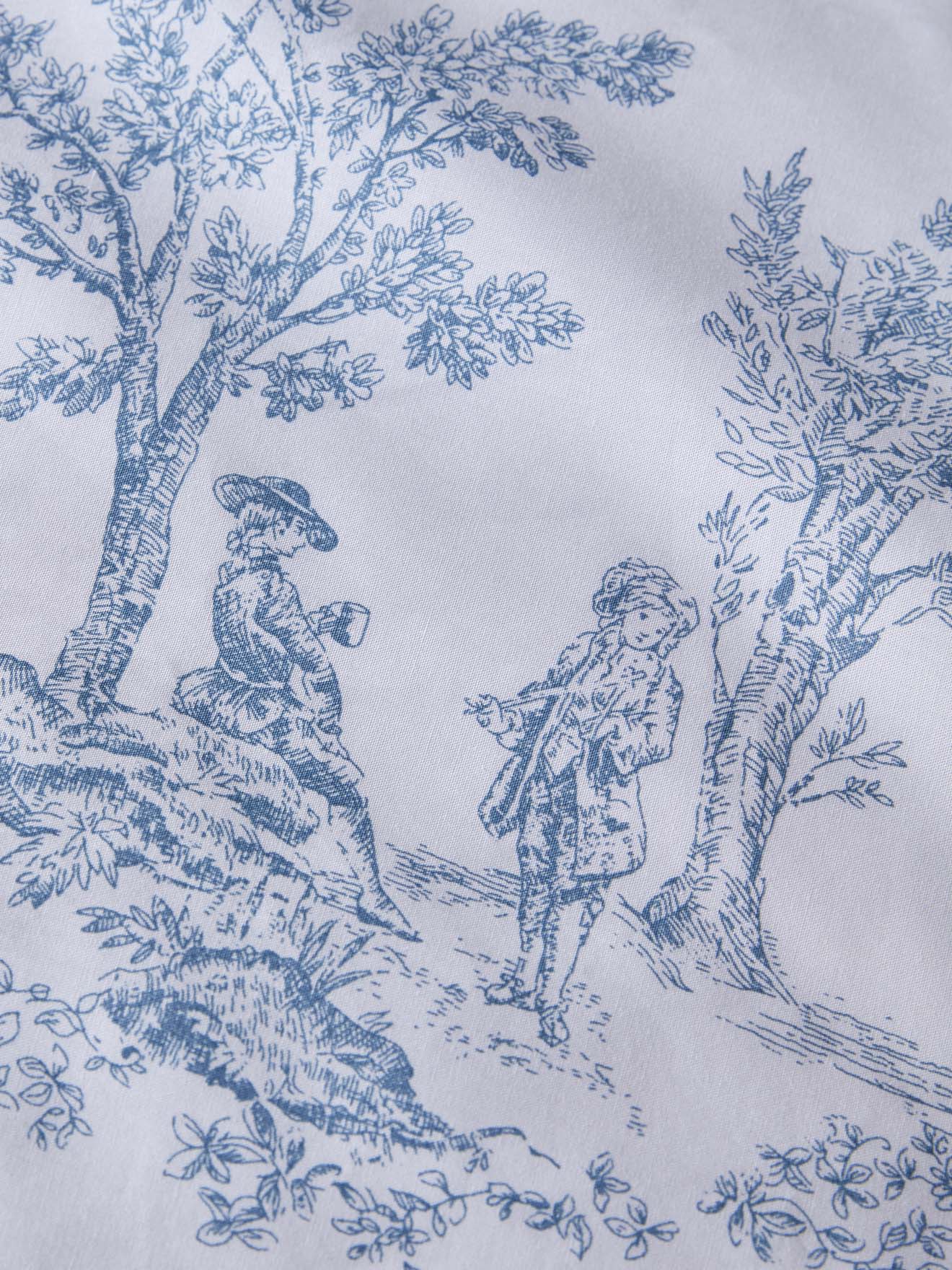 Taie d'oreiller percale de coton "Esprit Toile de Jouy" - Image 6
