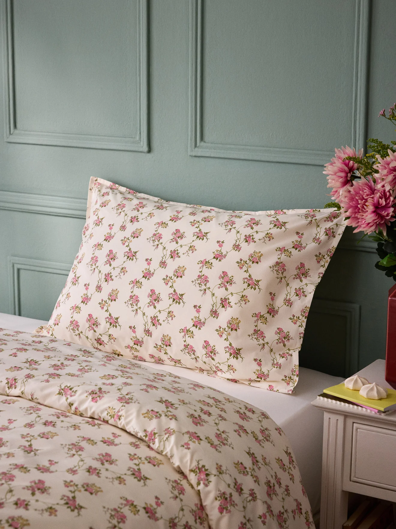 Taie d'oreiller percale de coton "Margot" - Image 3