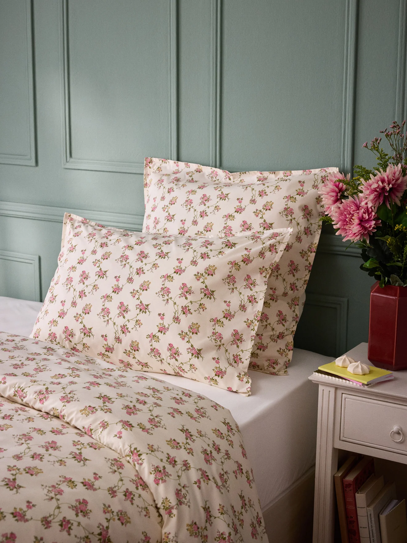 Taie d'oreiller percale de coton "Margot" - Image 6